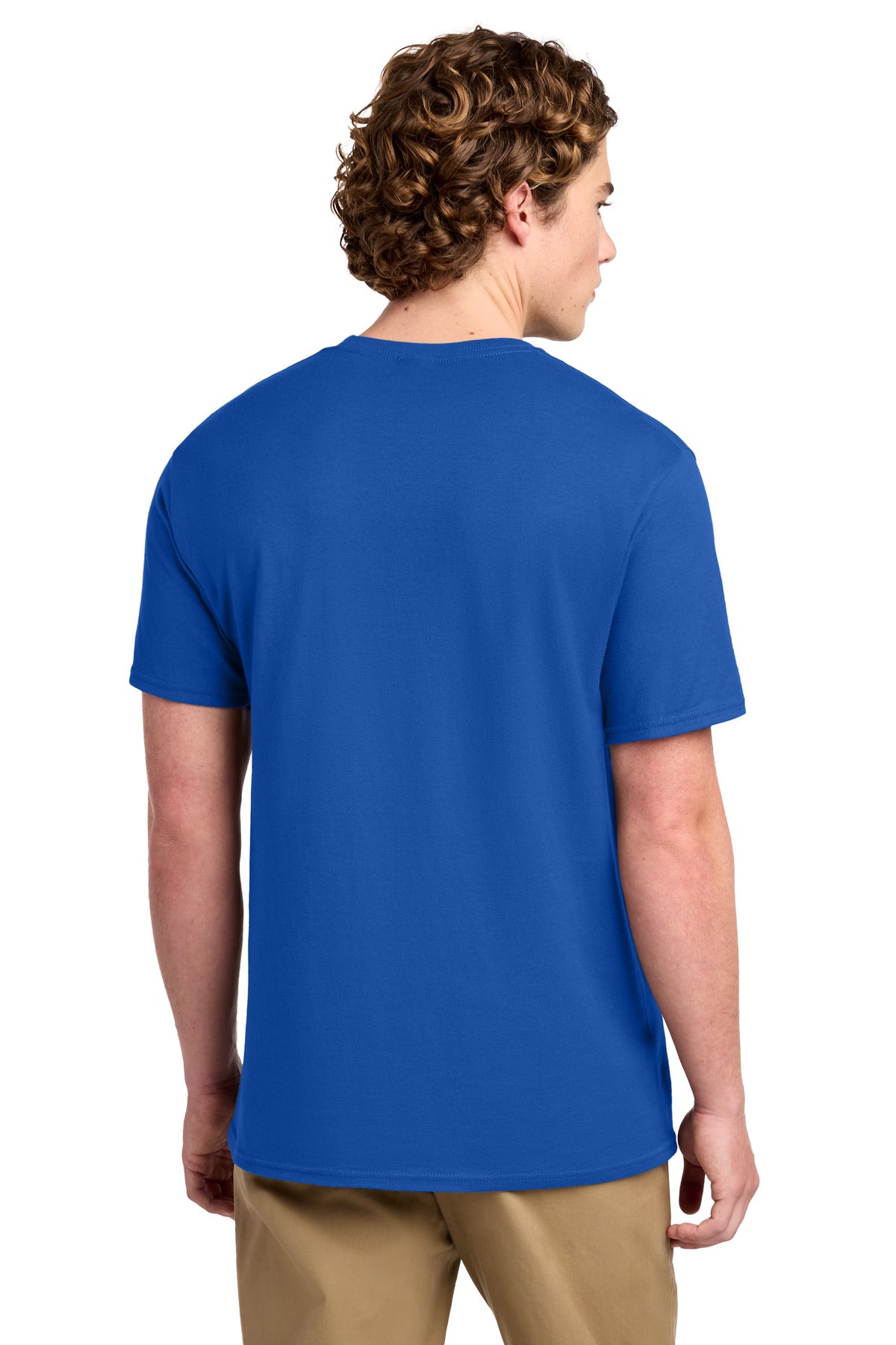Port & Co Ring Spun Cotton Tee - Royal