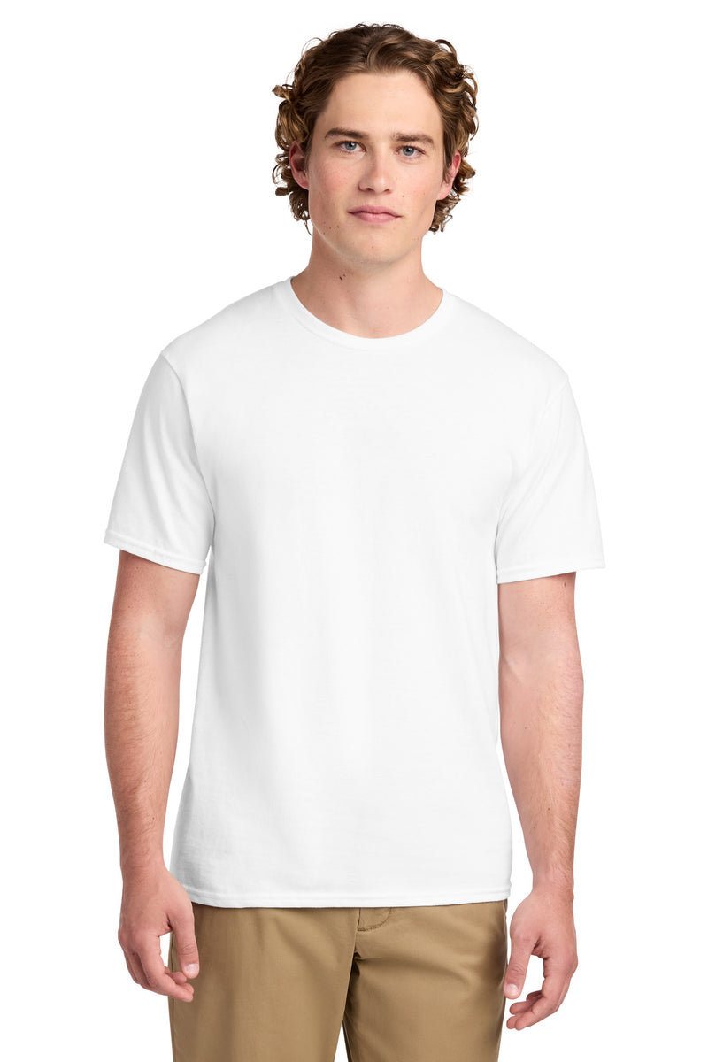 Port & Co Ring Spun Cotton Tee - White
