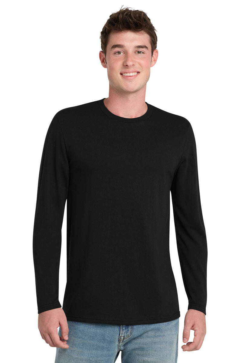 Port & Co Tri-Blend Long Sleeve Tee - Black