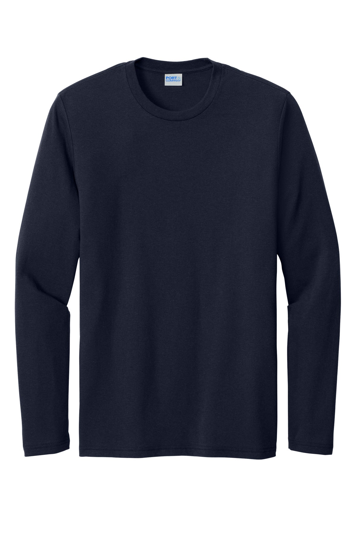 Port & Co Tri-Blend Long Sleeve Tee - Deep Navy
