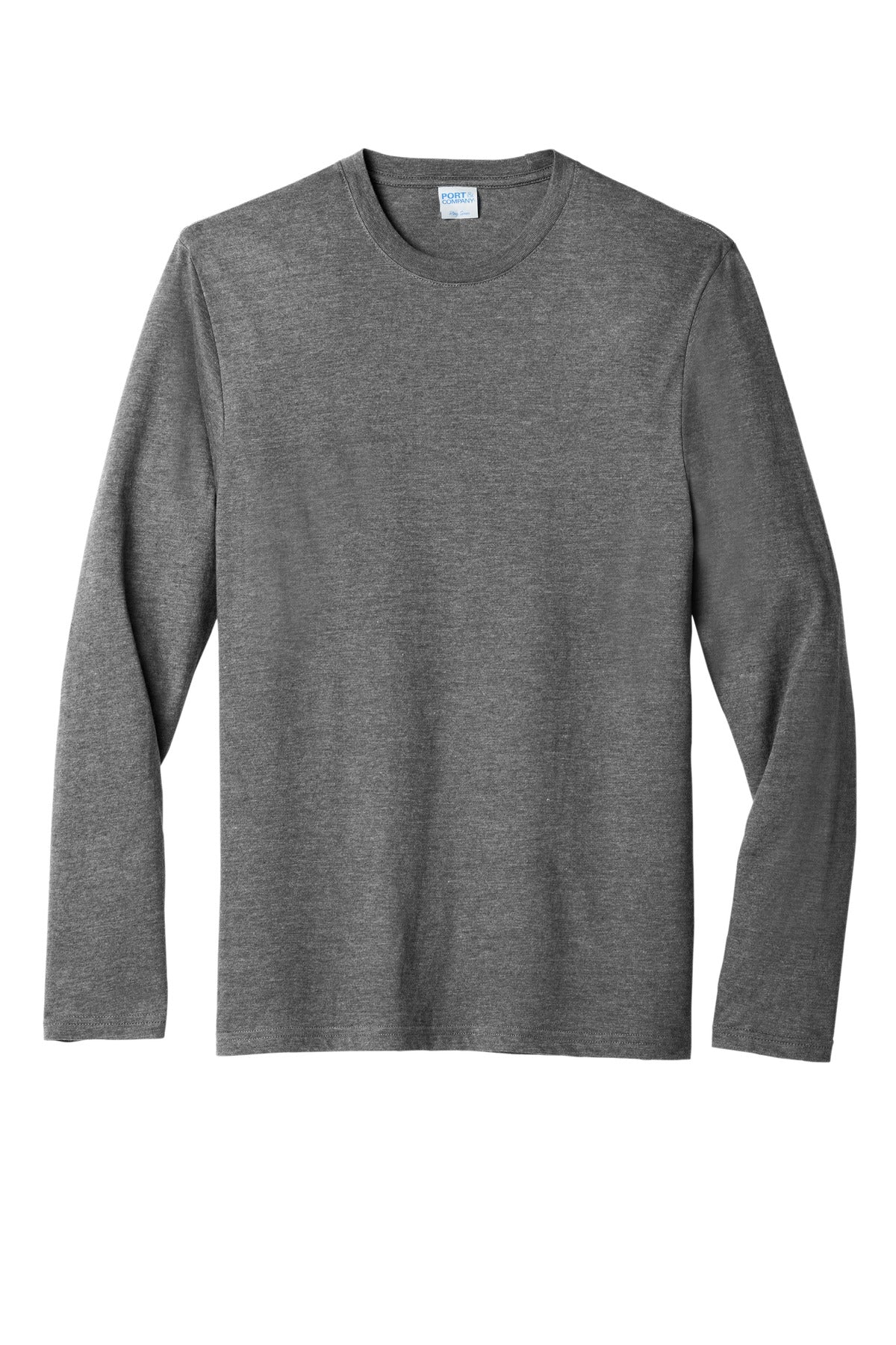 Port & Co Tri-Blend Long Sleeve Tee - Graphite Heather