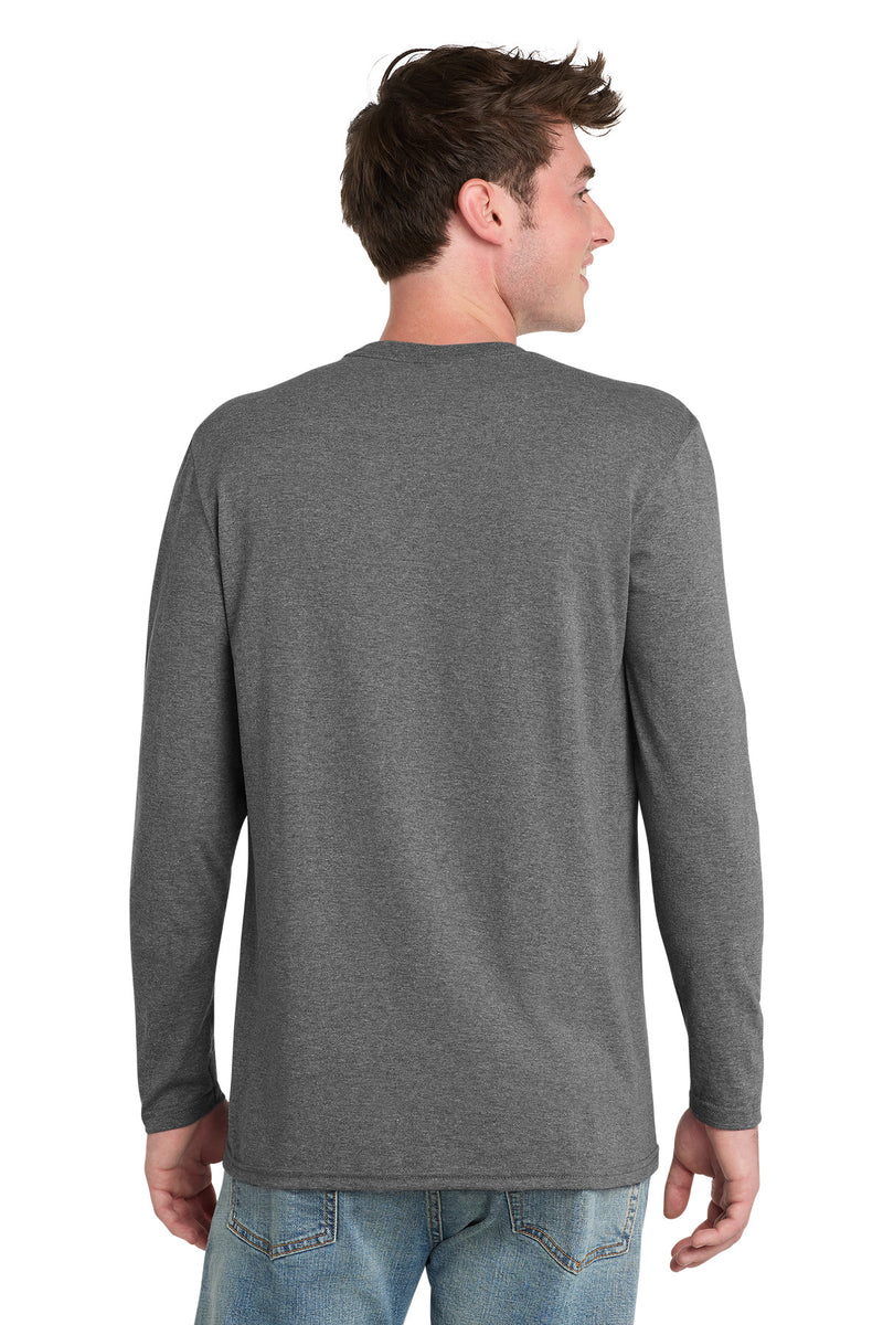 Port & Co Tri-Blend Long Sleeve Tee - Graphite Heather