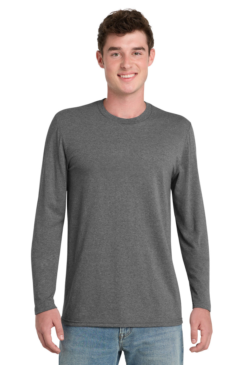 Port & Co Tri-Blend Long Sleeve Tee - Graphite Heather