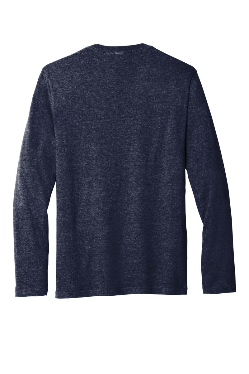 Port & Co Tri-Blend Long Sleeve Tee - Team Navy Heather
