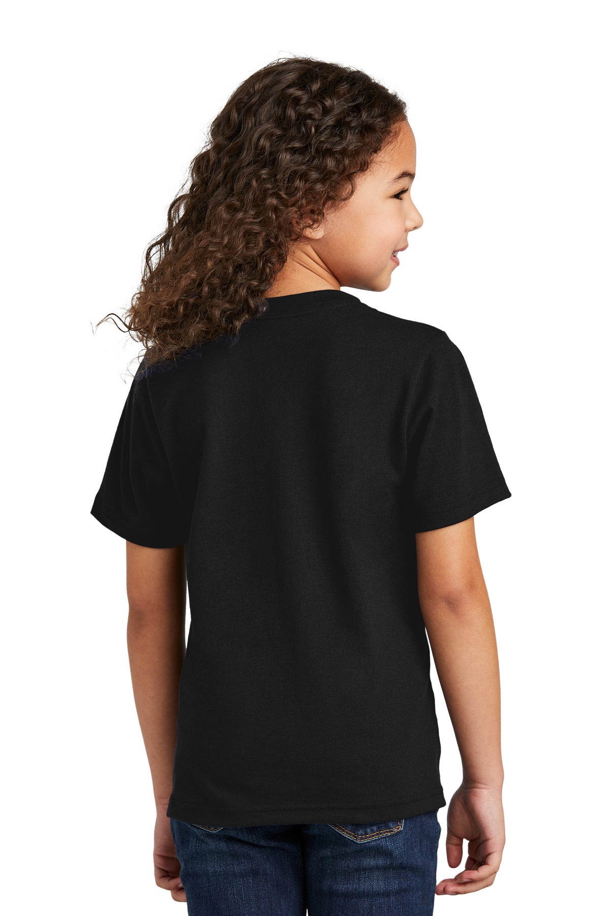 Port & Co Youth Tri-Blend Tee - Black