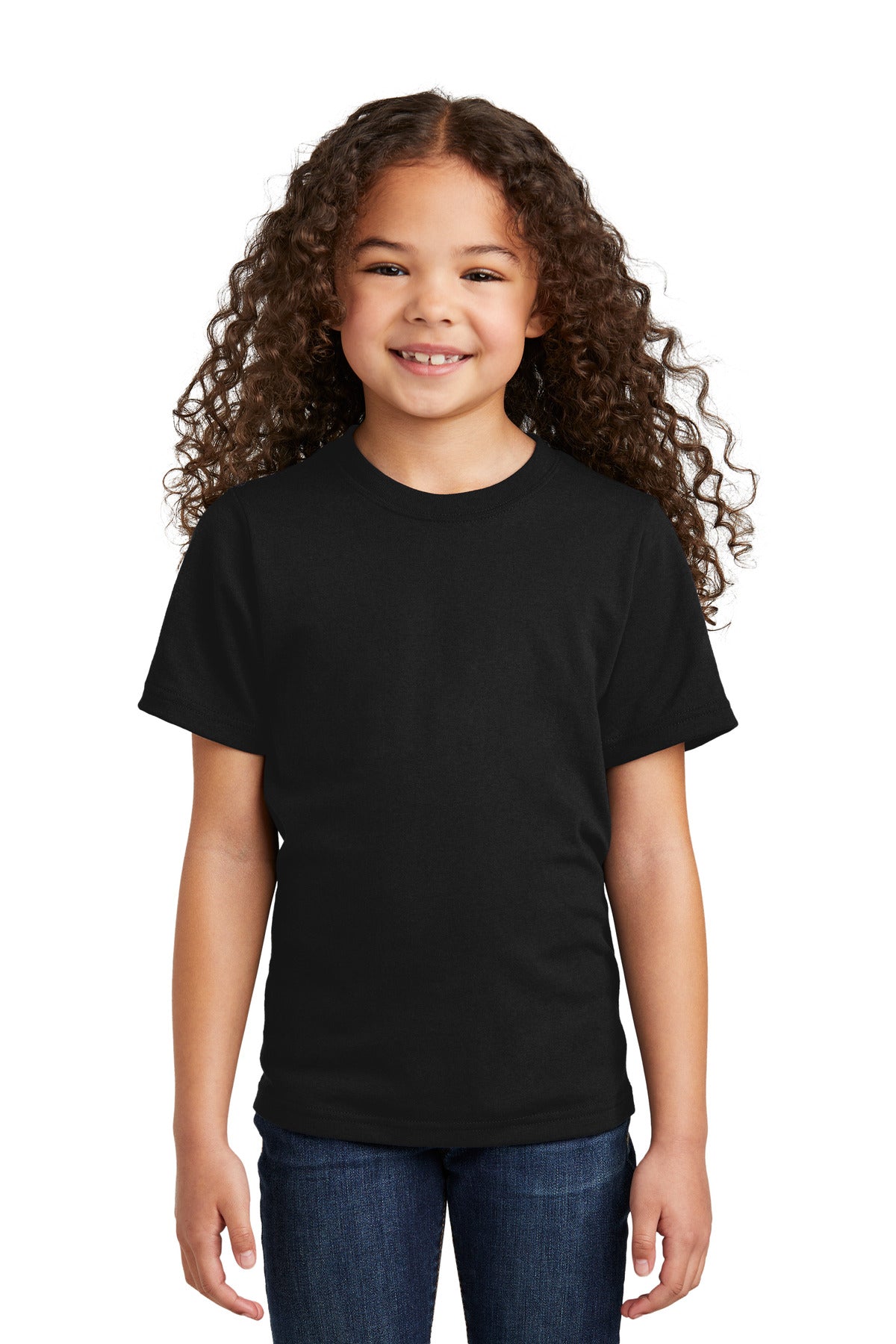 Port & Co Youth Tri-Blend Tee - Black