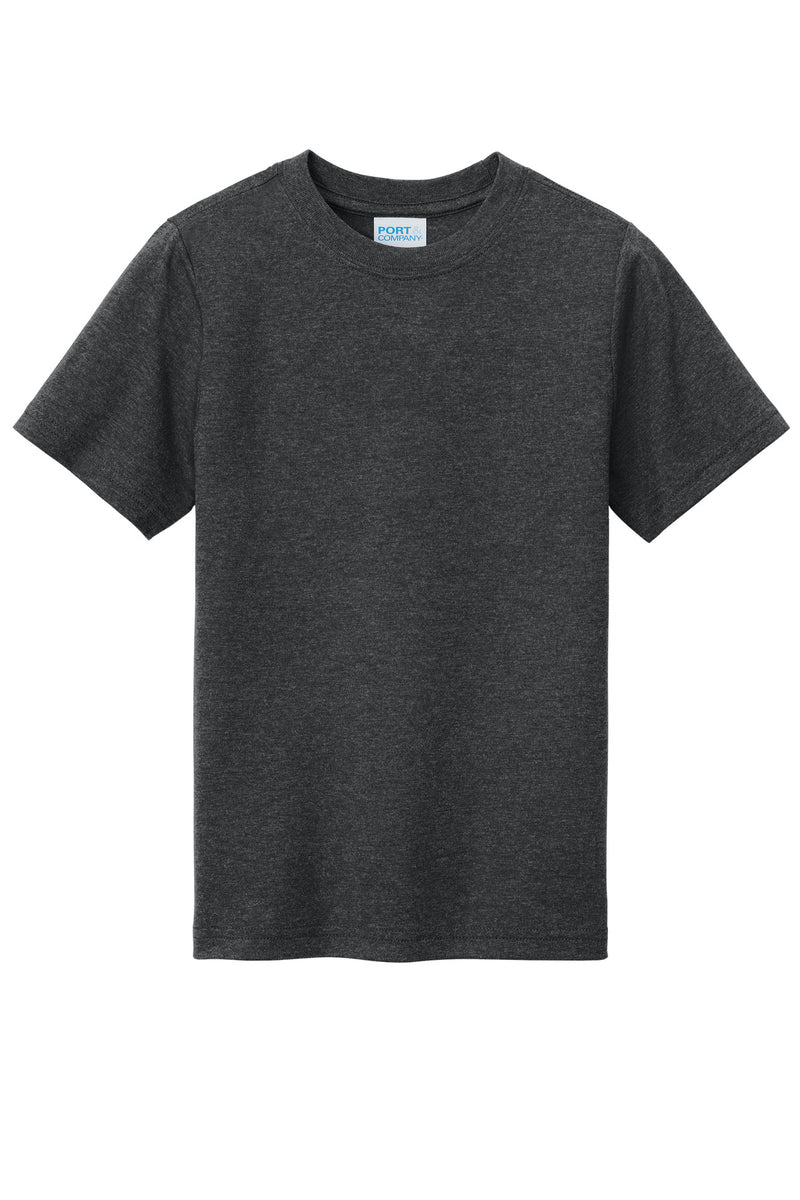 Port & Co Youth Tri-Blend Tee - Black Heather
