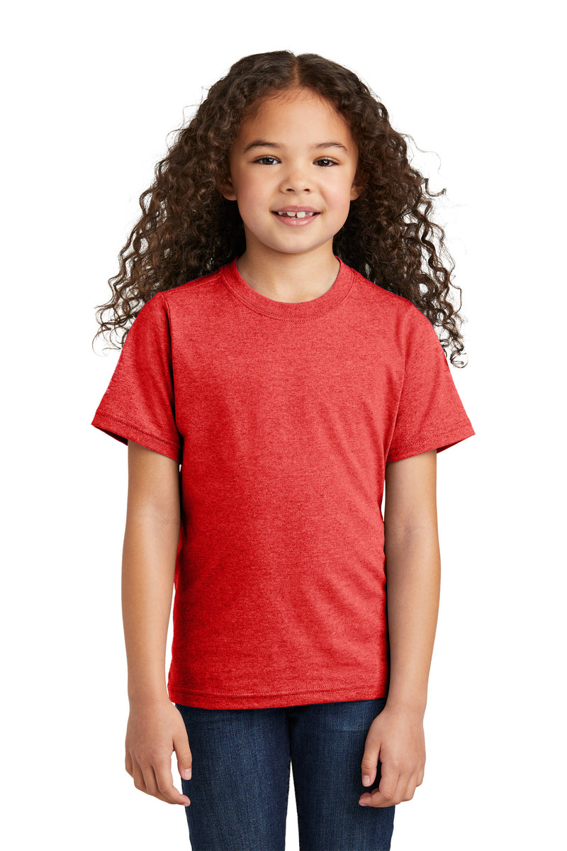 Port & Co Youth Tri-Blend Tee - Bright Red Heather