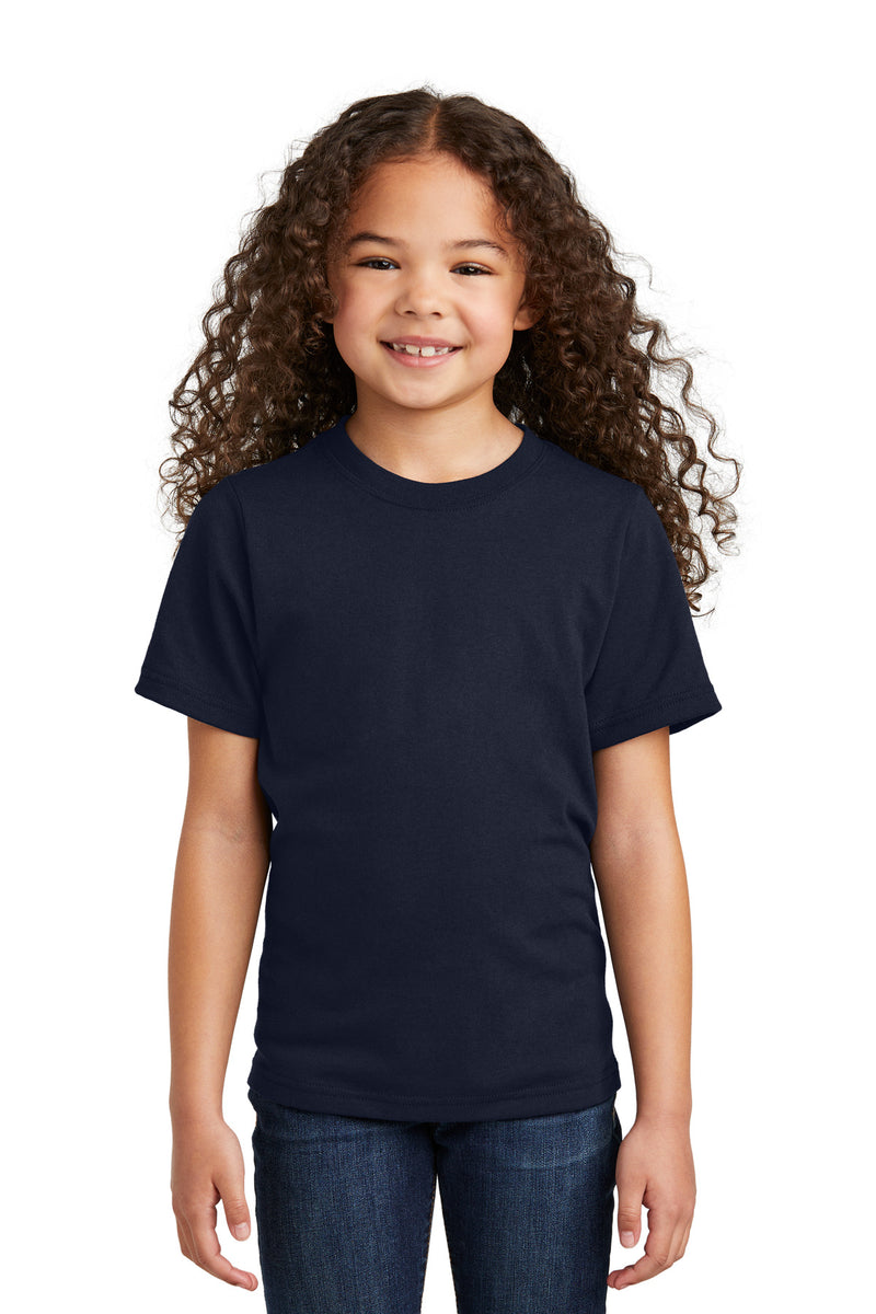 Port & Co Youth Tri-Blend Tee - Deep Navy