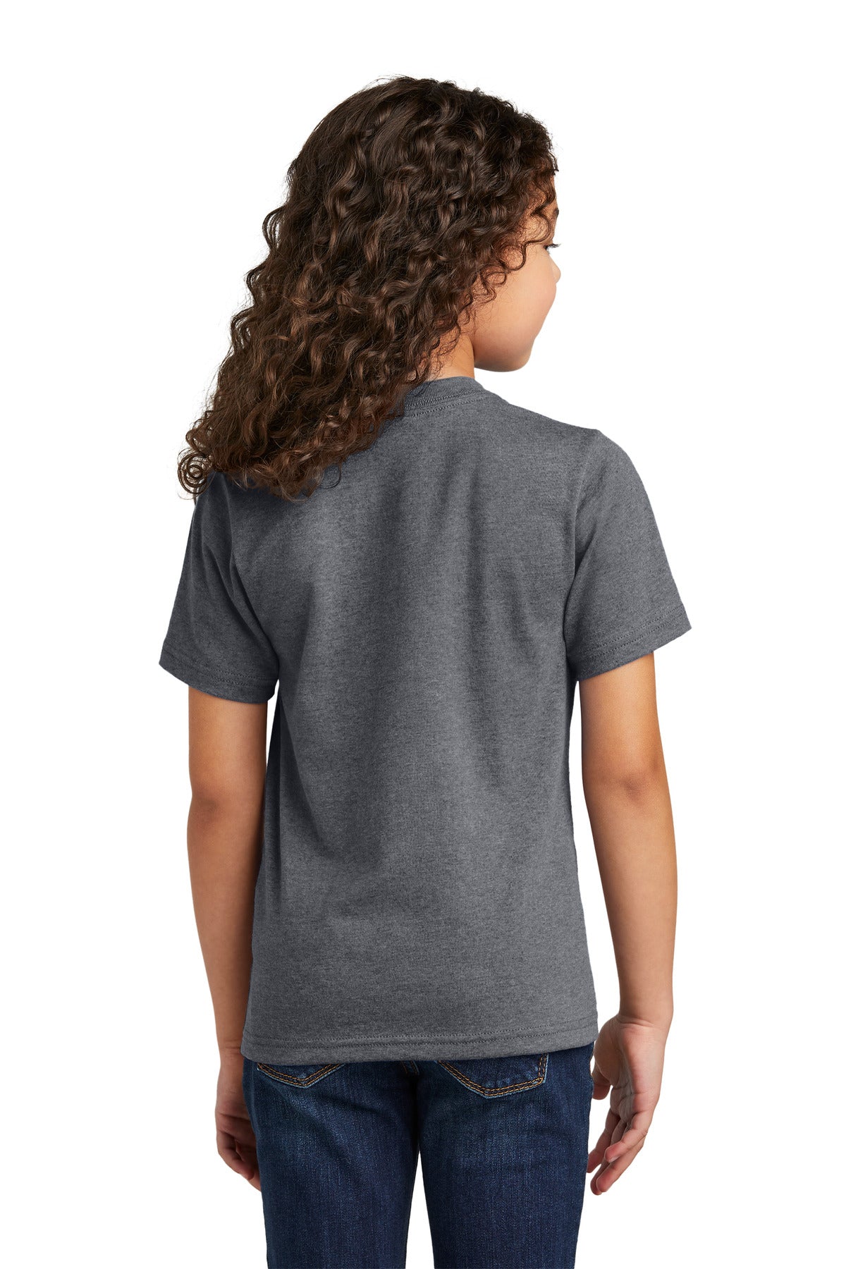 Port & Co Youth Tri-Blend Tee - Graphite Heather