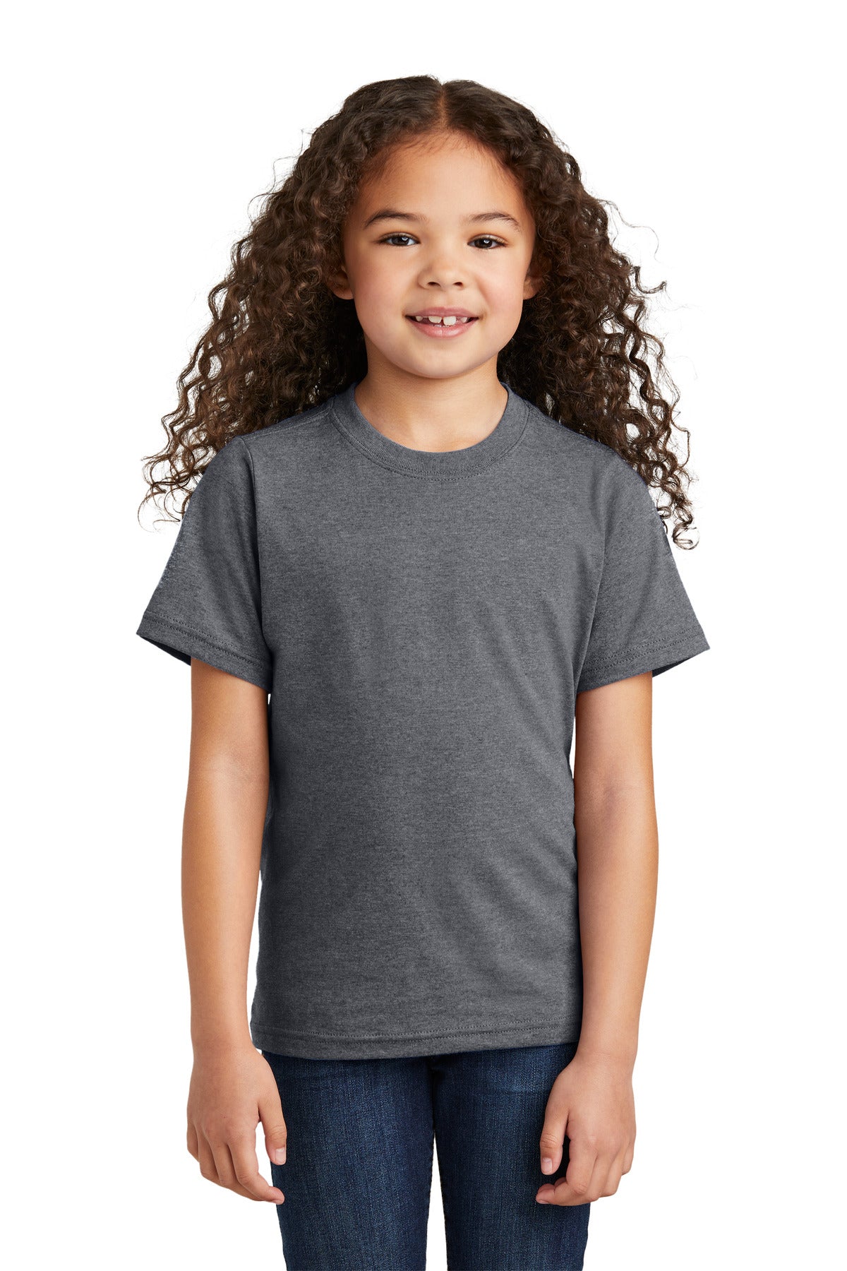 Port & Co Youth Tri-Blend Tee - Graphite Heather