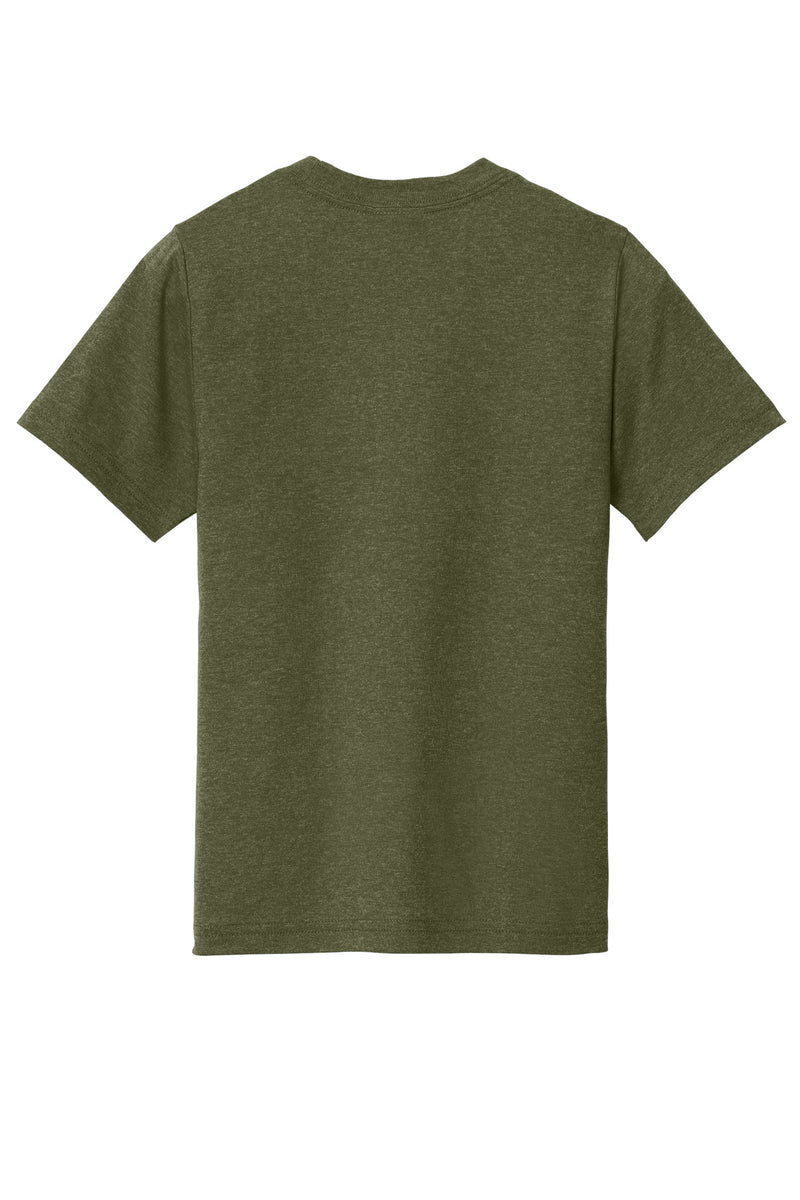 Port & Co Youth Tri-Blend Tee - Military Green Heather