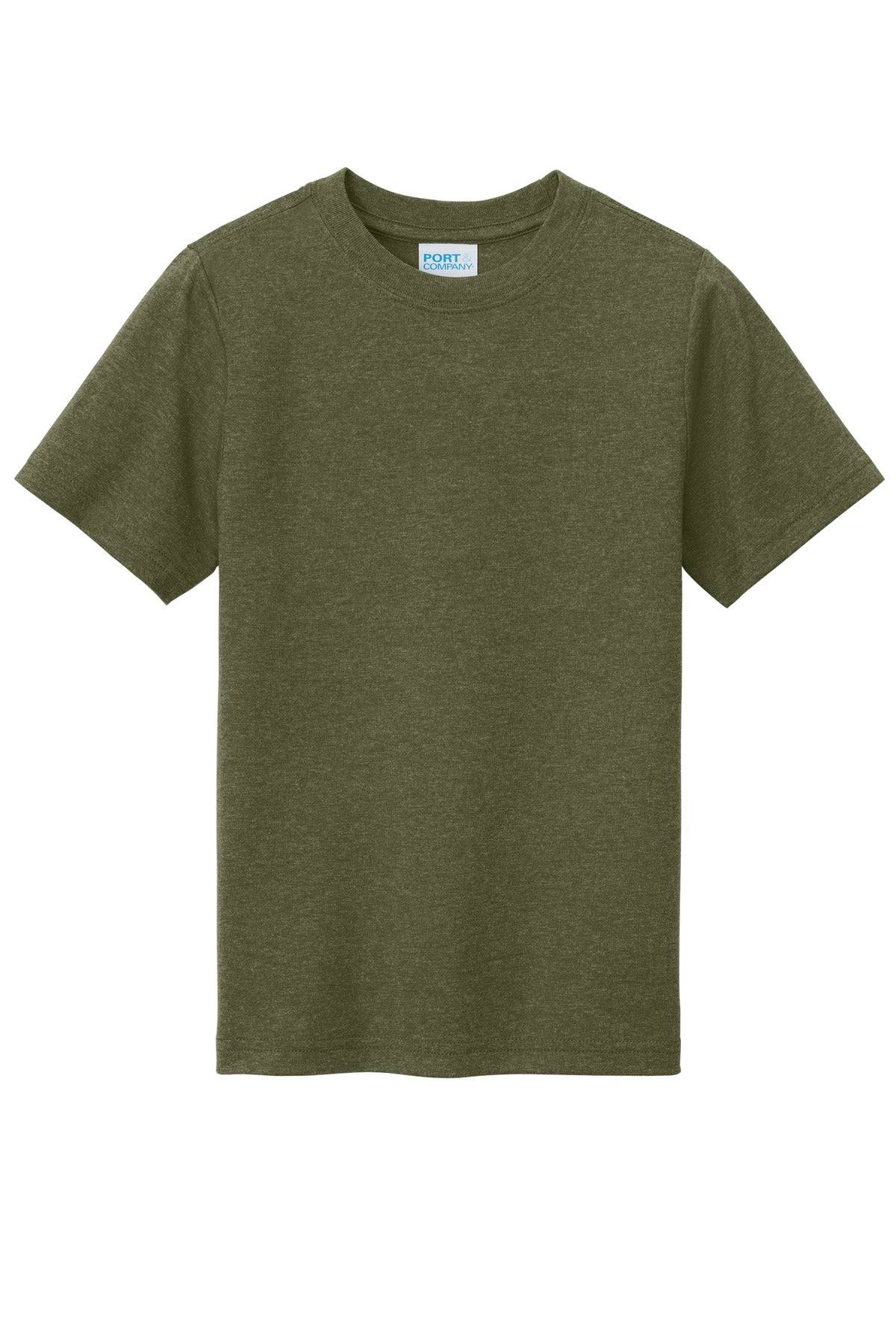 Port & Co Youth Tri-Blend Tee - Military Green Heather