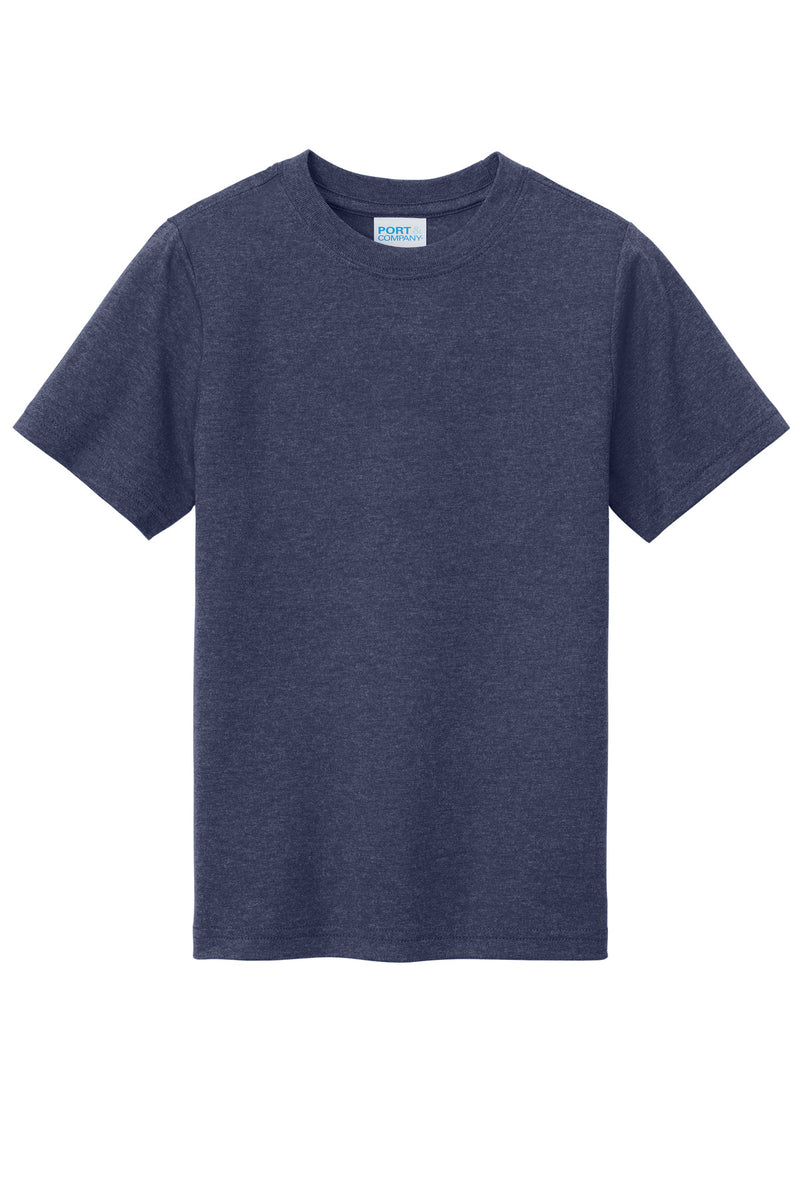 Port & Co Youth Tri-Blend Tee - Team Navy Heather