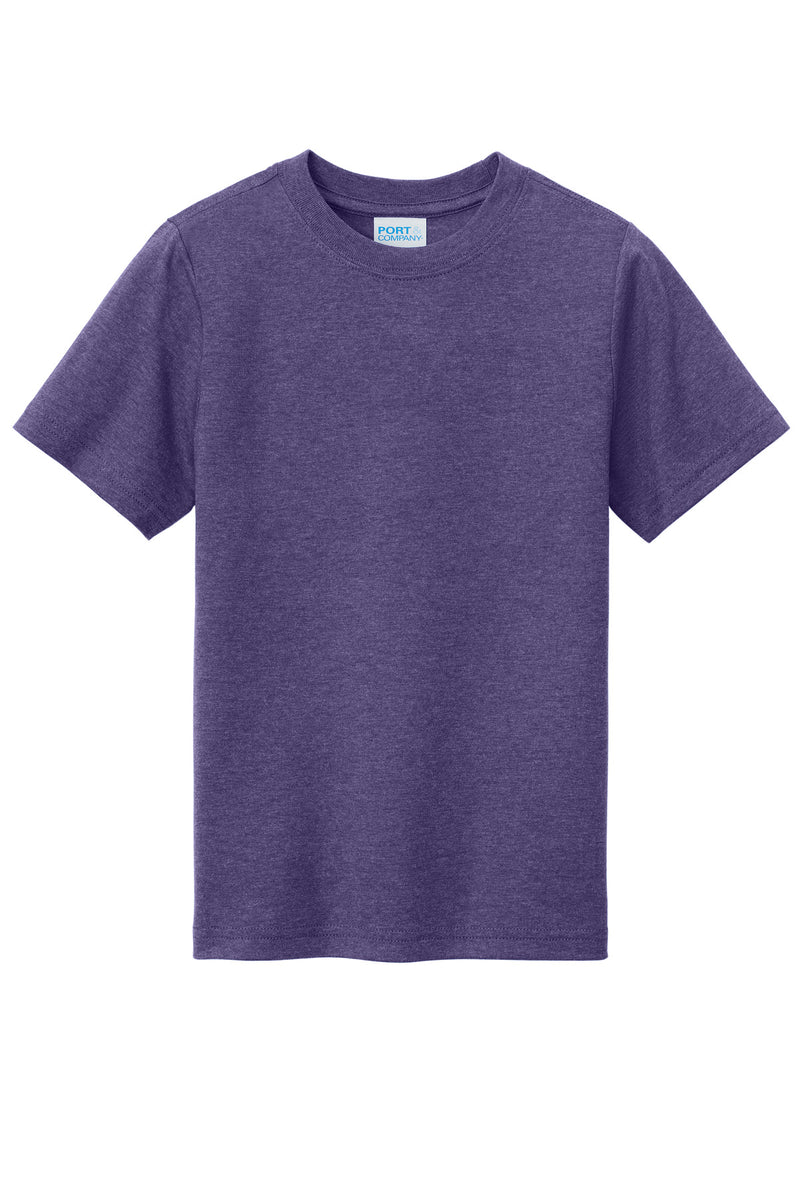 Port & Co Youth Tri-Blend Tee - Team Purple Heather
