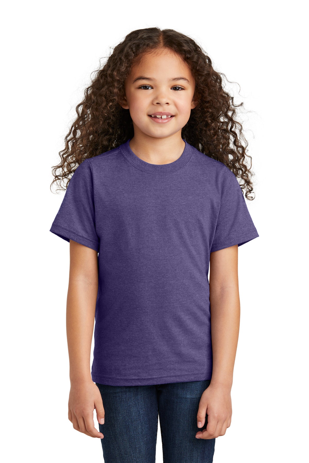 Port & Co Youth Tri-Blend Tee - Team Purple Heather