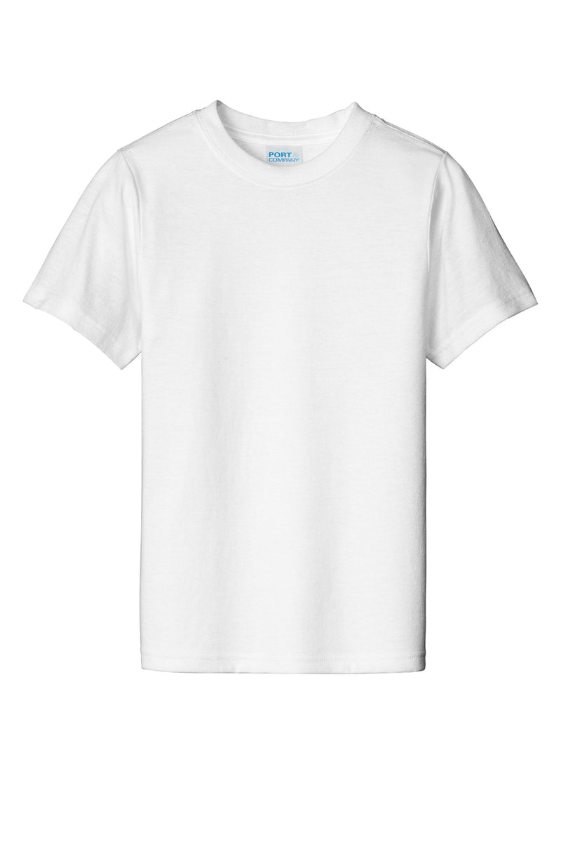 Port & Co Youth Tri-Blend Tee - White