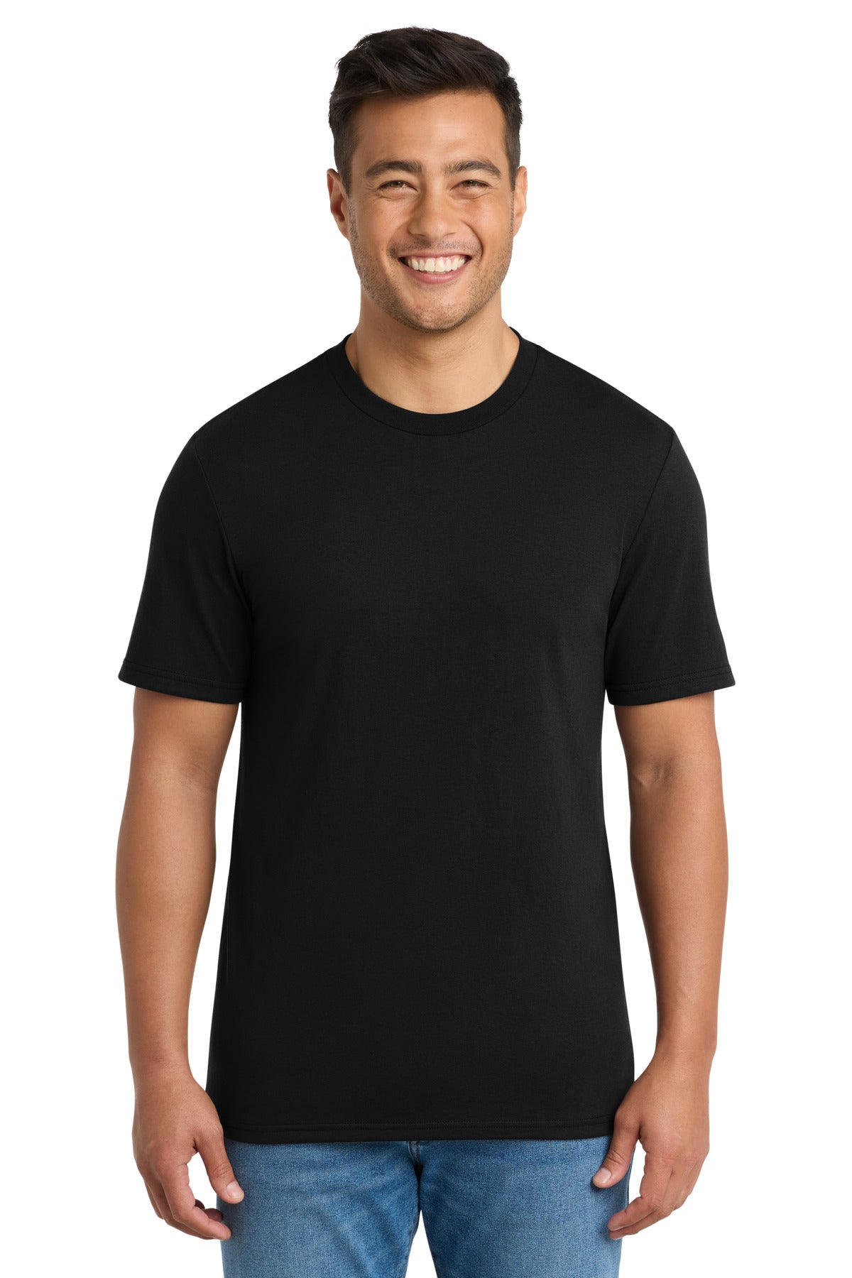 Port & Co Tri-Blend Tee - Black