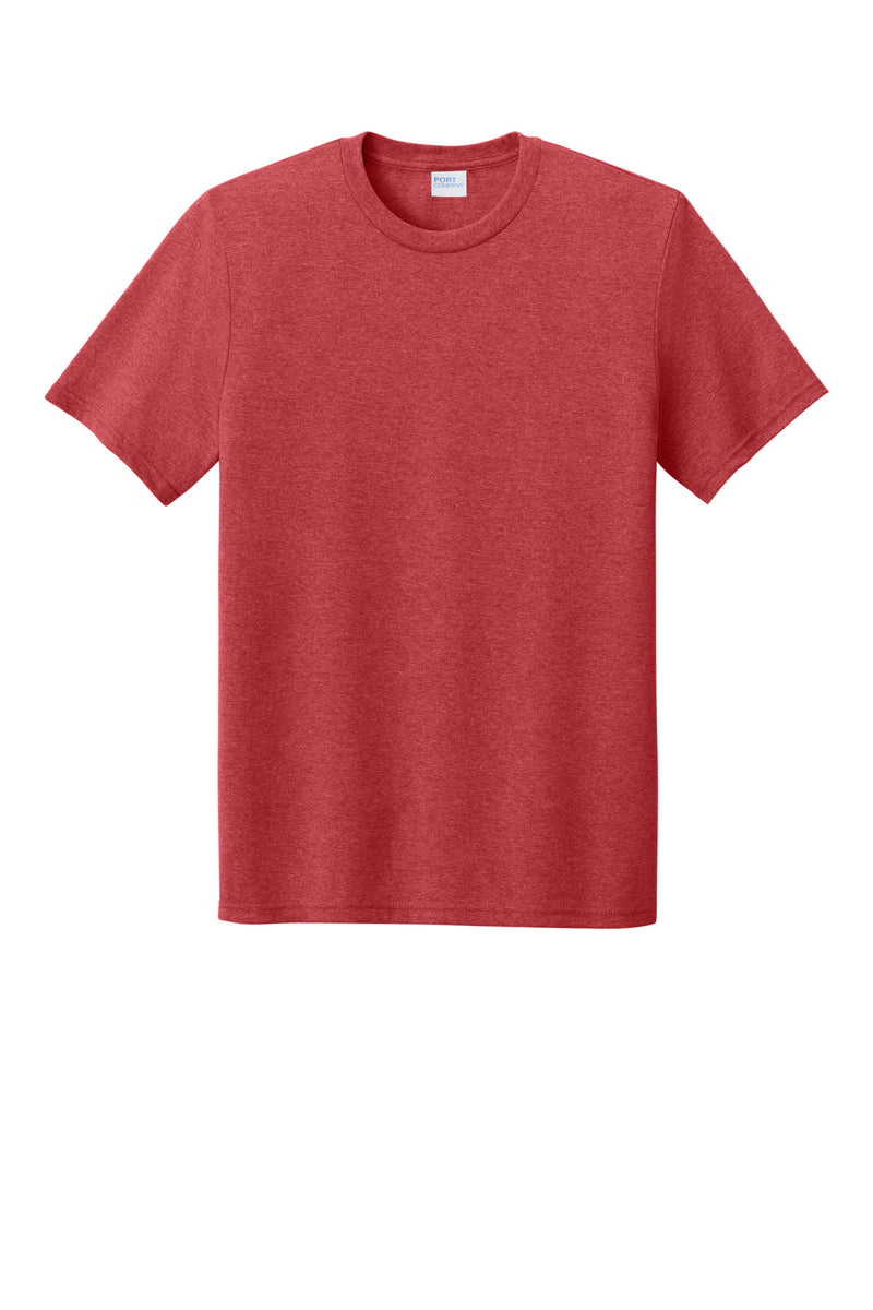 Port & Co Tri-Blend Tee - Bright Red Heather