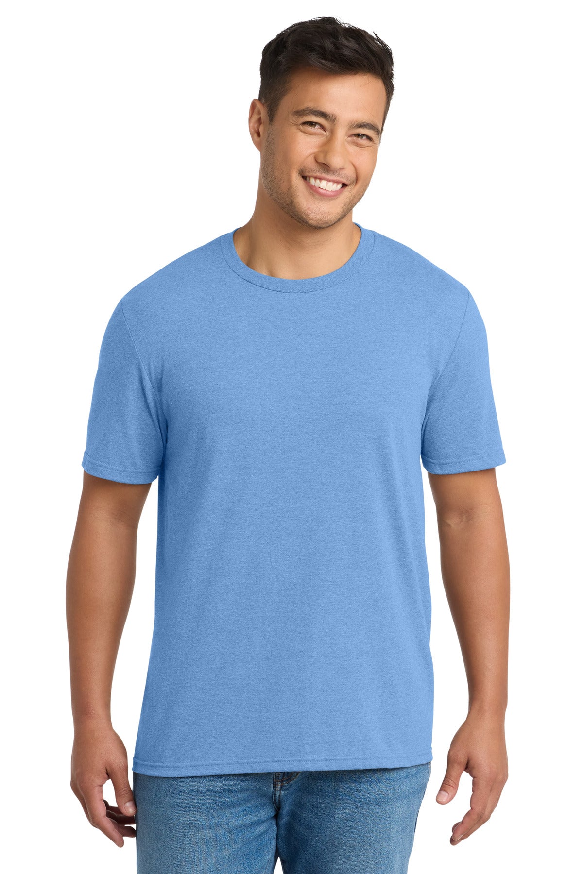 Port & Co Tri-Blend Tee - Carolina Blue Heather