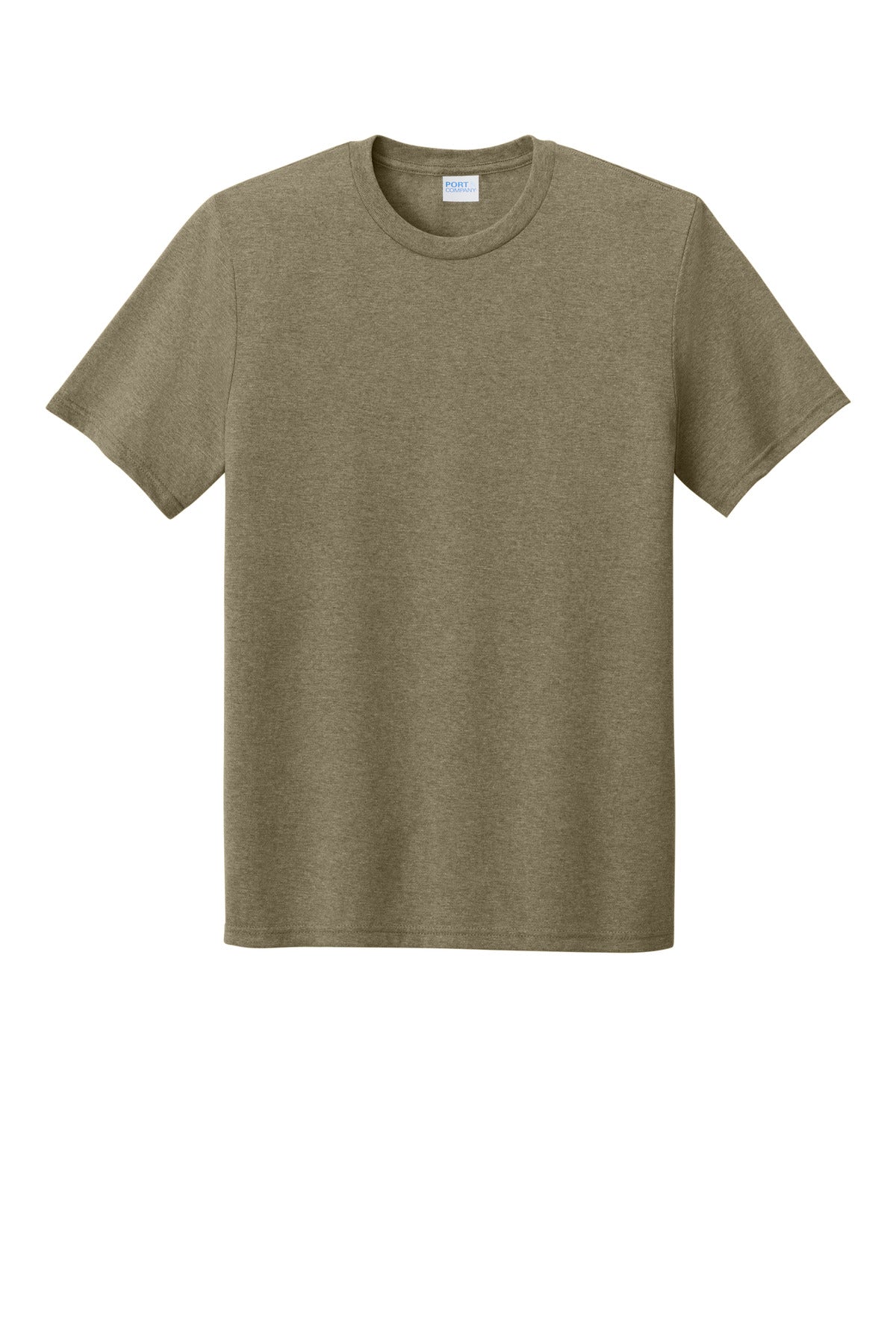 Port & Co Tri-Blend Tee - Coyote Brown Heather
