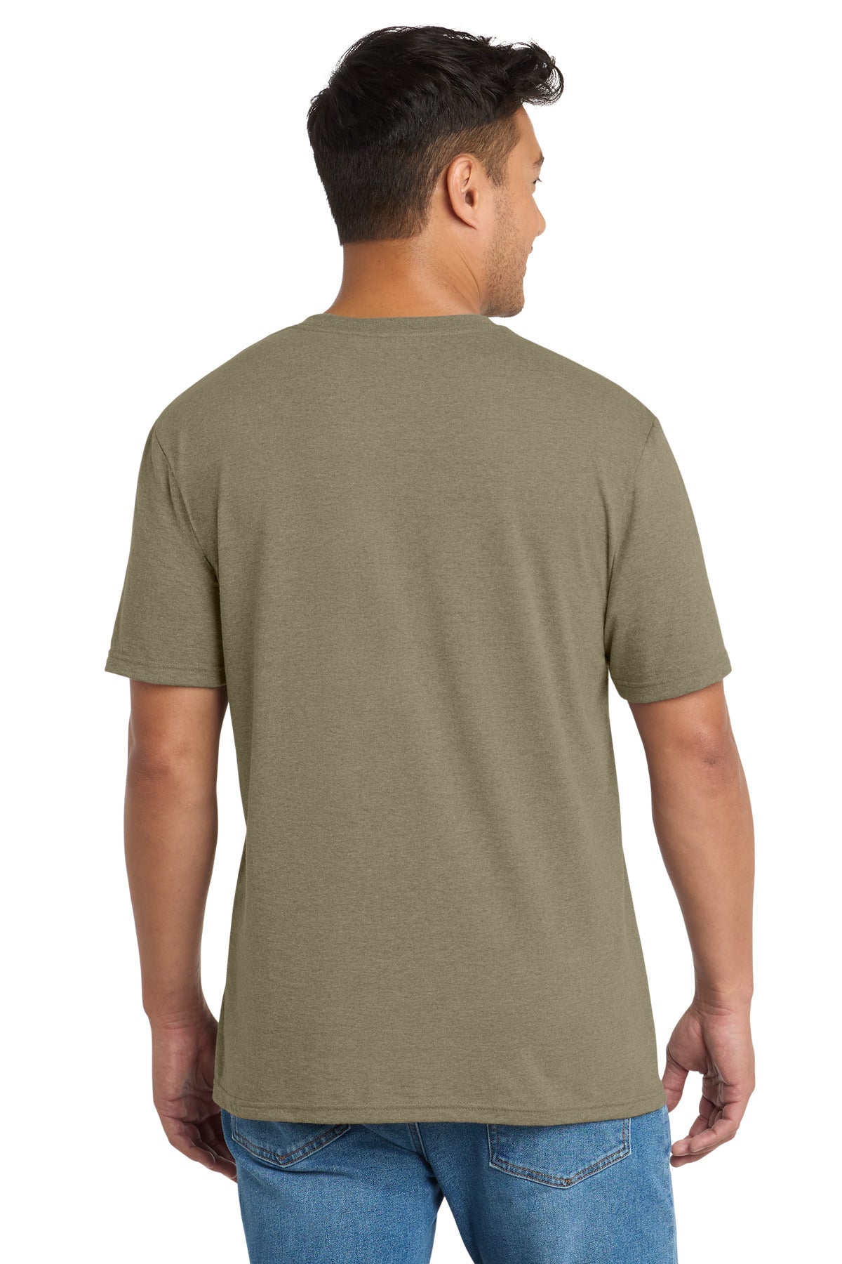 Port & Co Tri-Blend Tee - Coyote Brown Heather