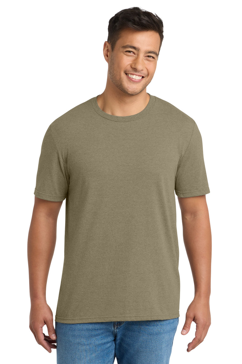 Port & Co Tri-Blend Tee - Coyote Brown Heather