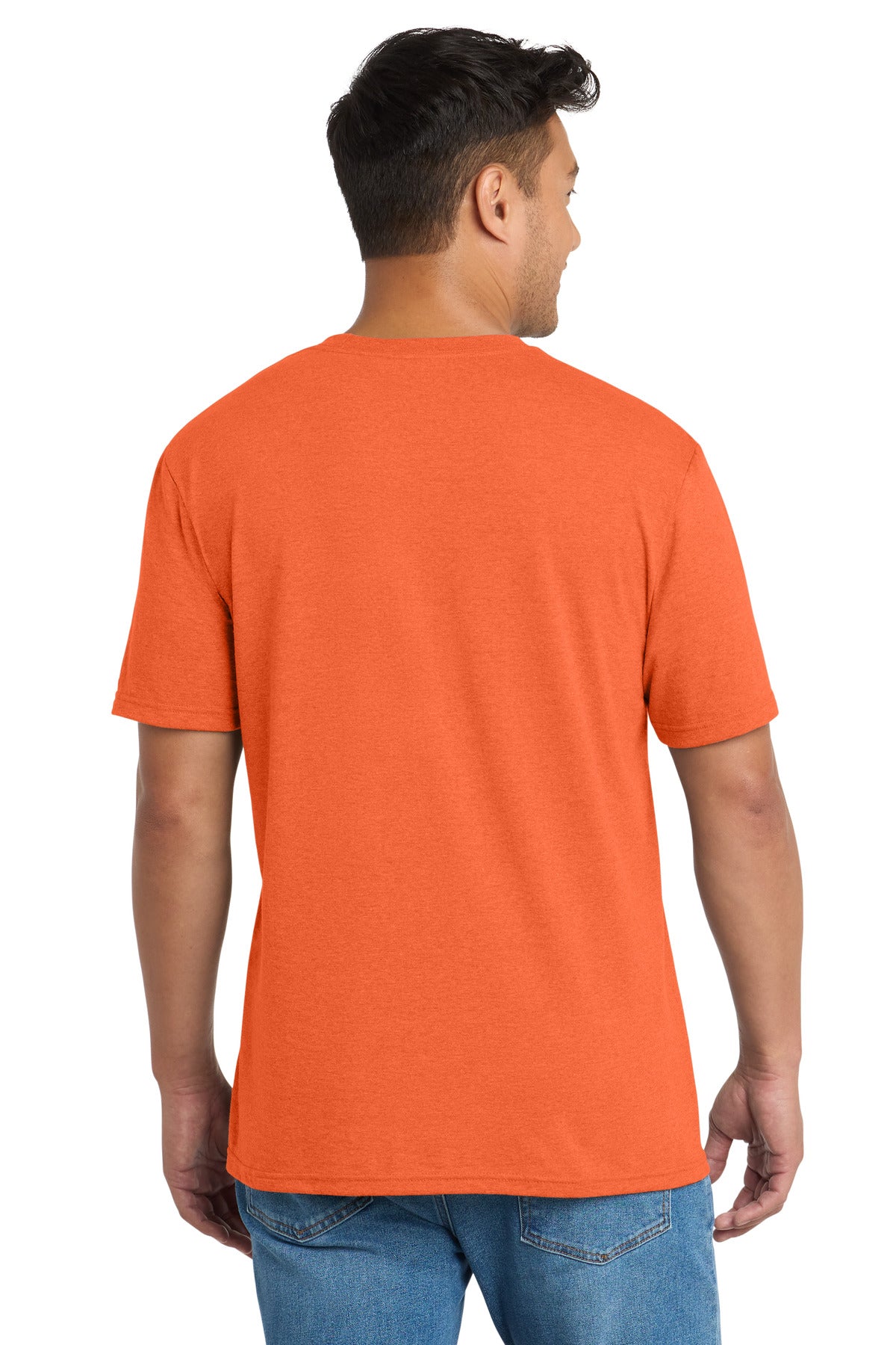 Port & Co Tri-Blend Tee - Deep Orange Heather