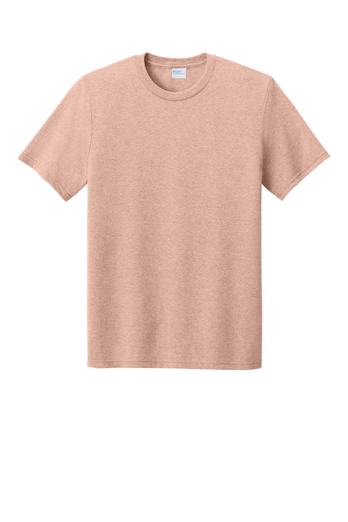 Port & Co Tri-Blend Tee - Heathered Dusty Peach