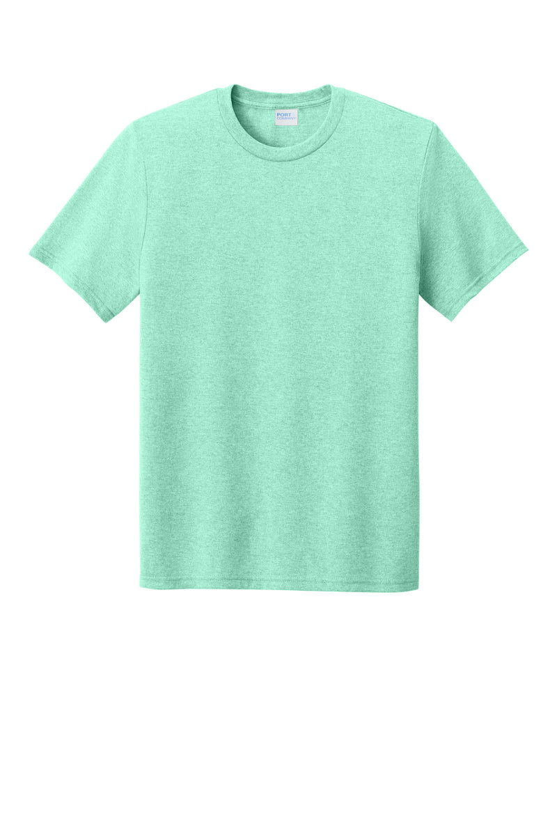 Port & Co Tri-Blend Tee - Heather Jadeite