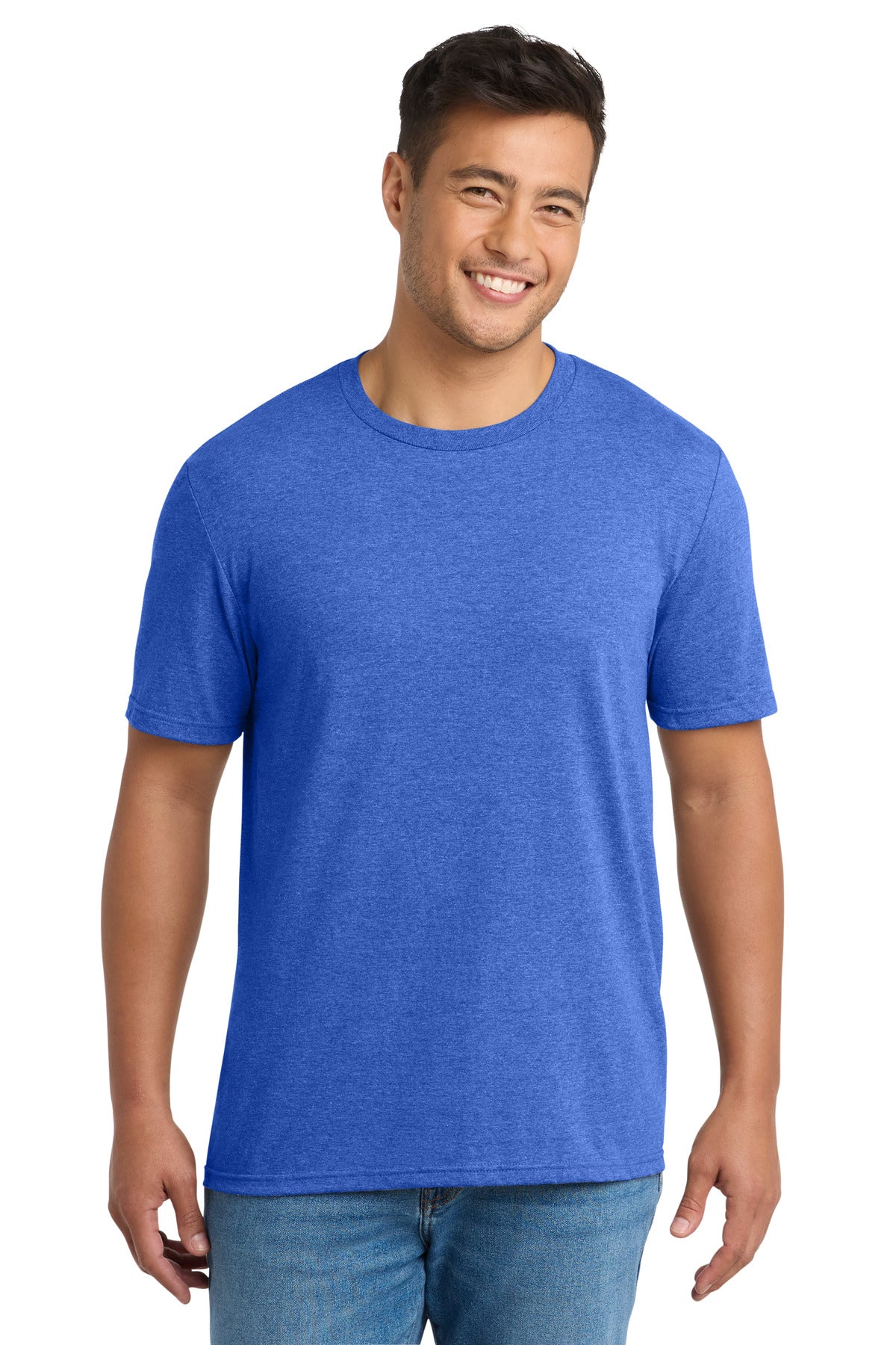 Port & Co Tri-Blend Tee - Heather Royal