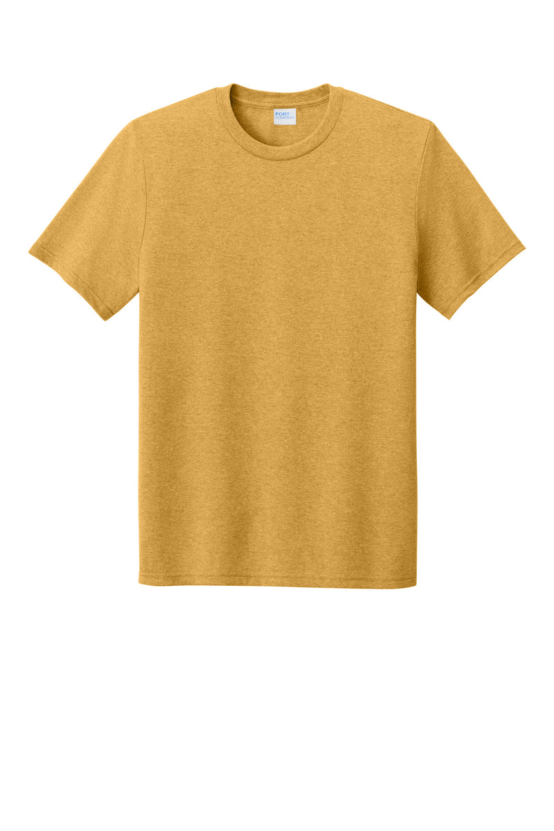 Port & Co Tri-Blend Tee - Ochre Yellow Heather