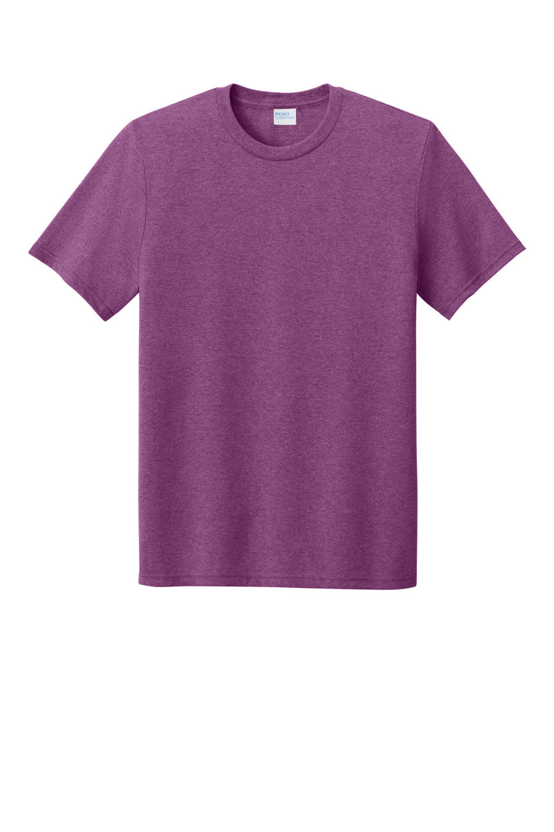 Port & Co Tri-Blend Tee - Raspberry Heather