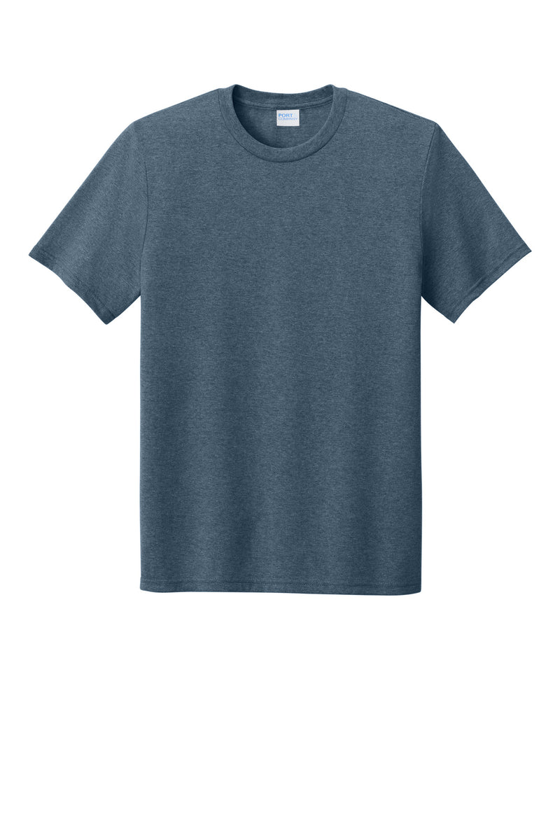 Port & Co Tri-Blend Tee - Steel Blue Heather