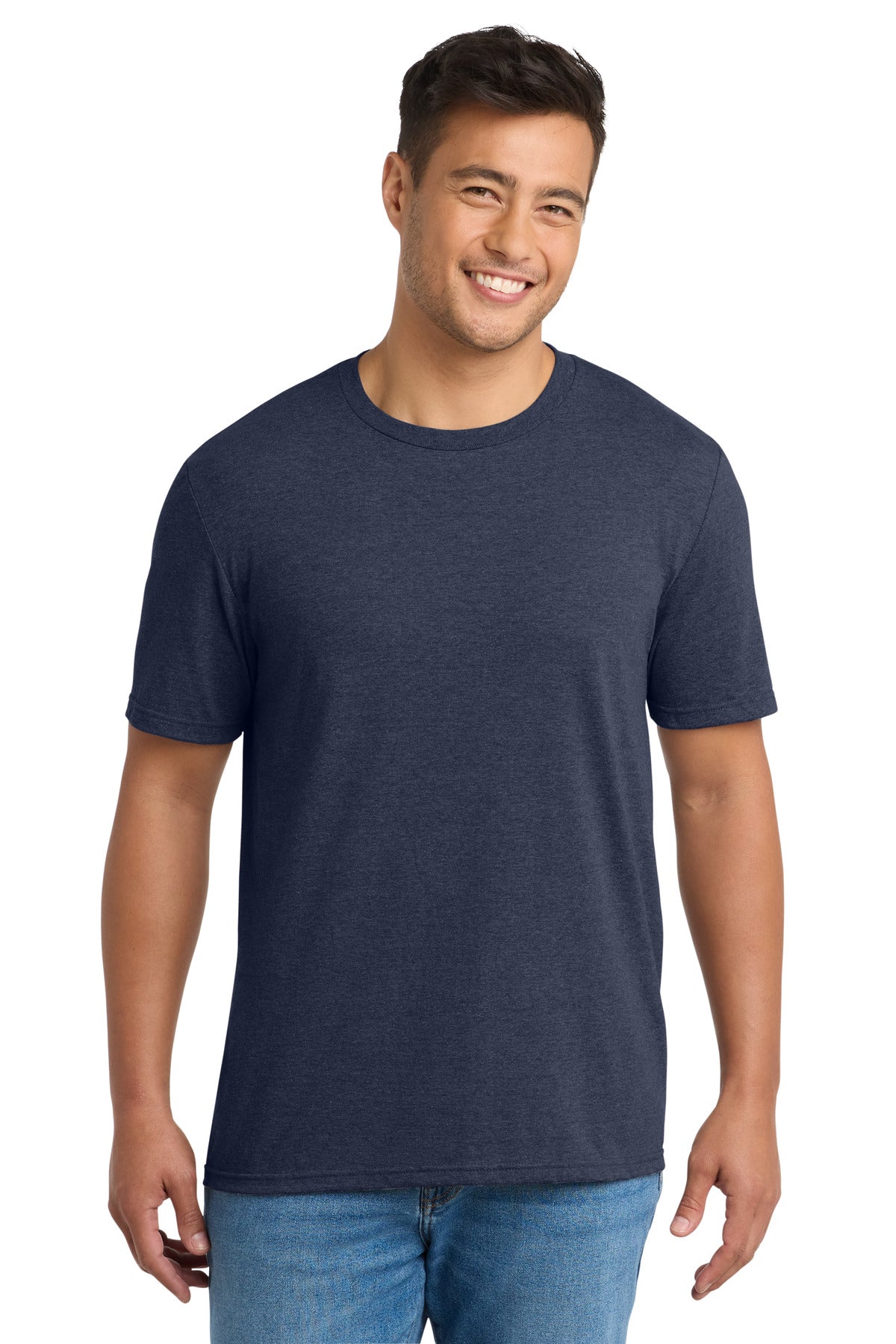 Port & Co Tri-Blend Tee - Team Navy Heather