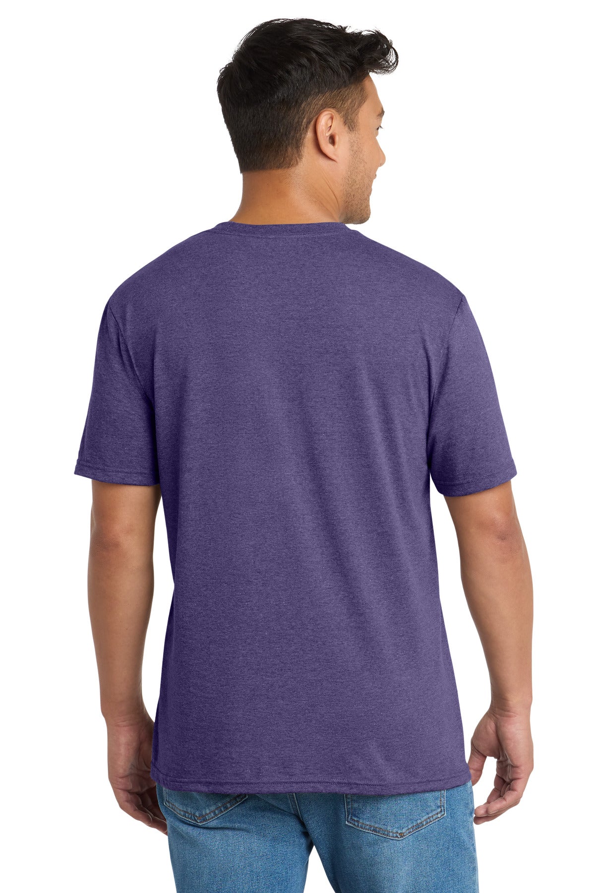 Port & Co Tri-Blend Tee - Team Purple Heather