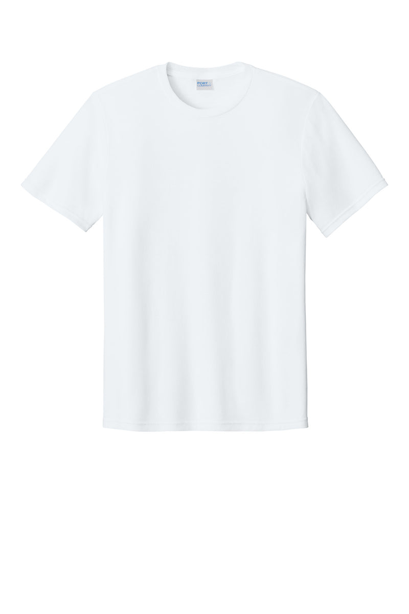 Port & Co Tri-Blend Tee - White
