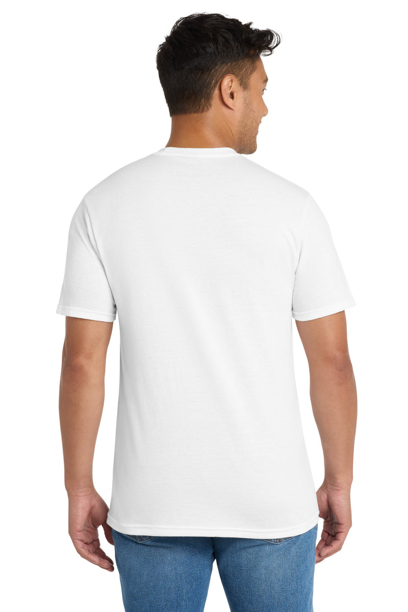 Port & Co Tri-Blend Tee - White