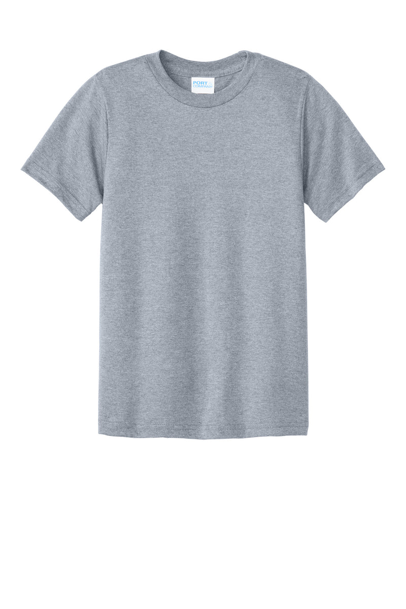 Port & Co Youth CVC Tee - Athletic Heather