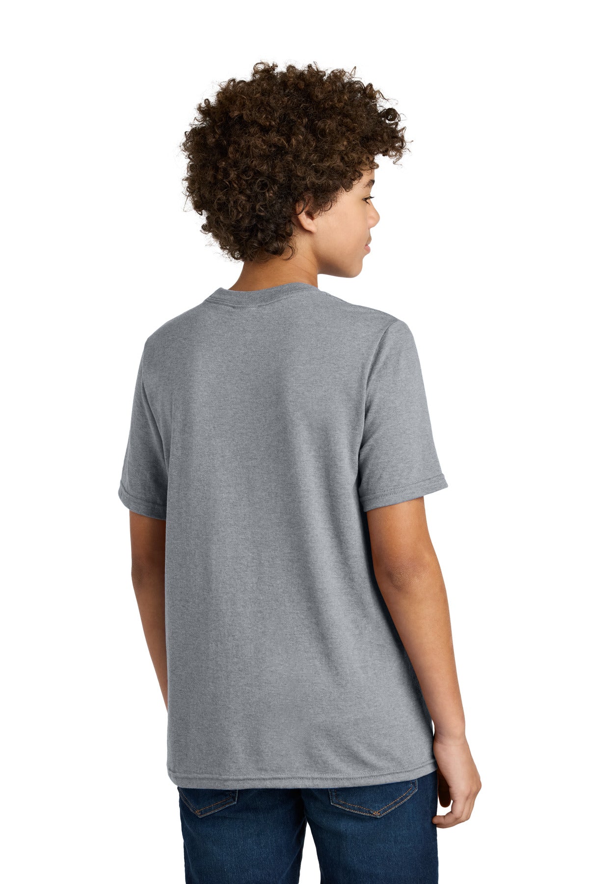 Port & Co Youth CVC Tee - Athletic Heather