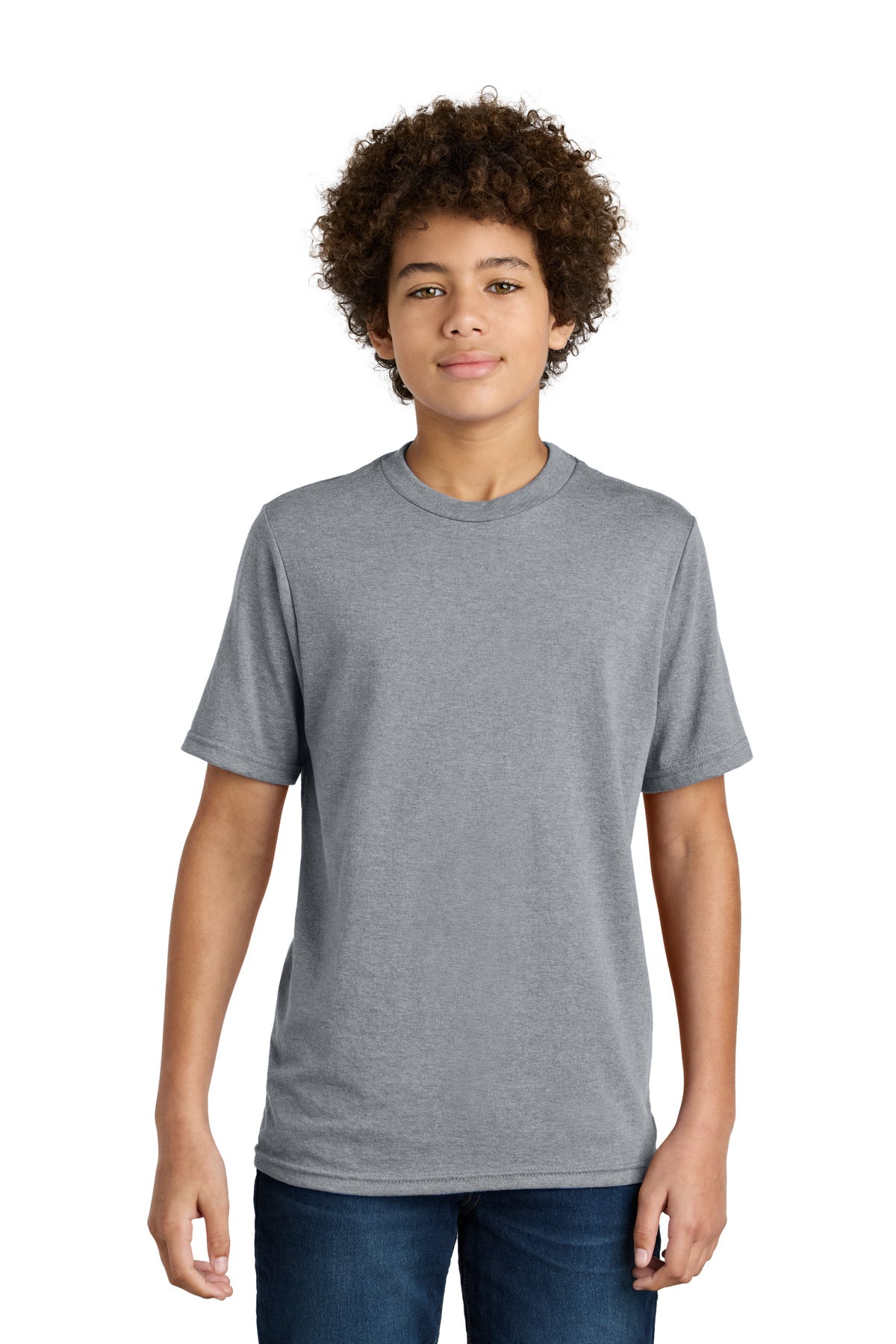 Port & Co Youth CVC Tee - Athletic Heather