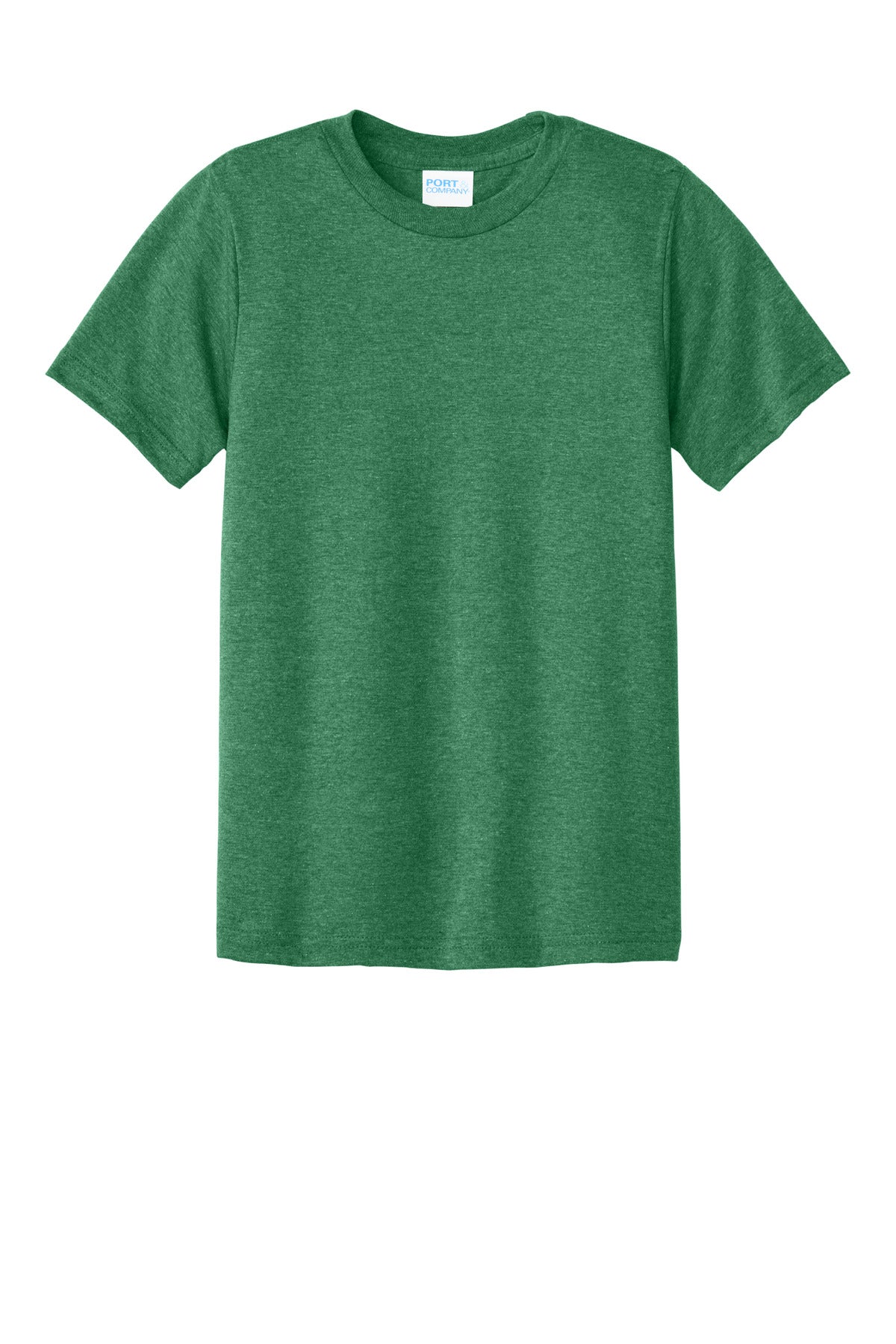 Port & Co Youth CVC Tee - Athletic Kelly Green Heather