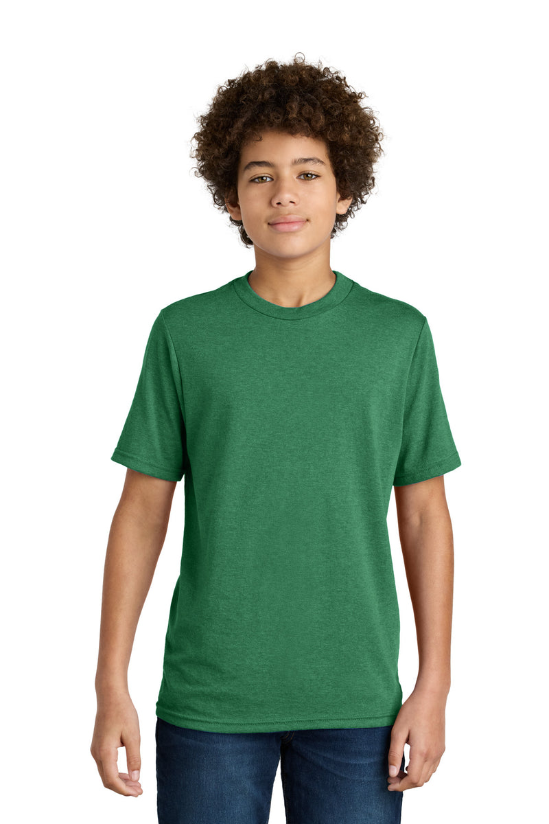 Port & Co Youth CVC Tee - Athletic Kelly Green Heather