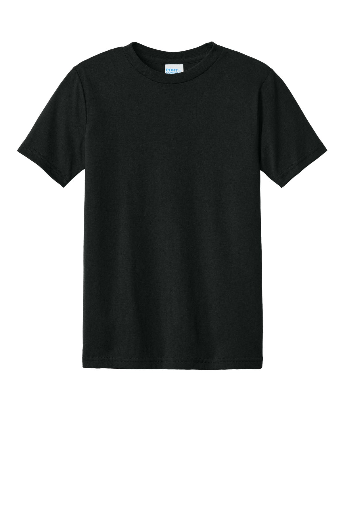 Port & Co Youth CVC Tee - Black