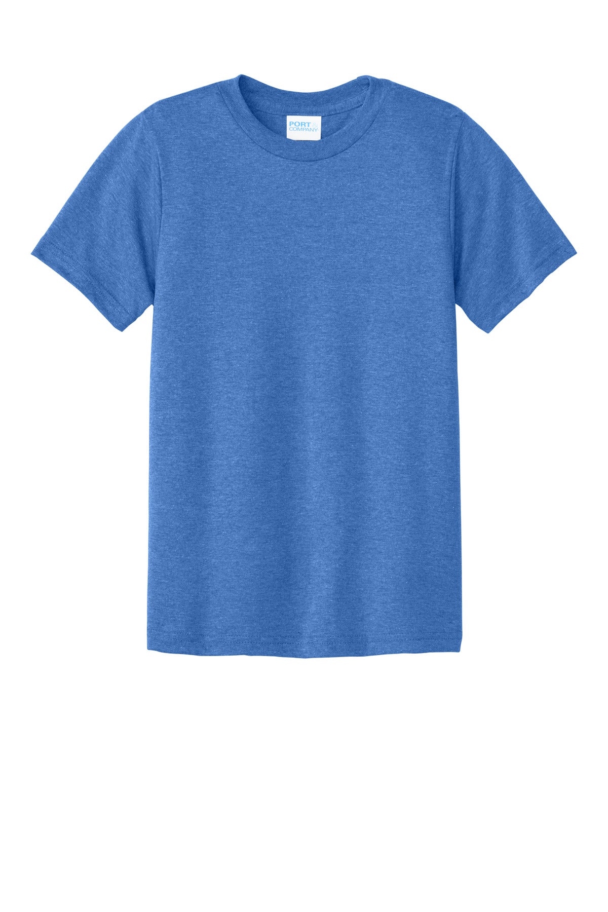 Port & Co Youth CVC Tee - Heather Royal
