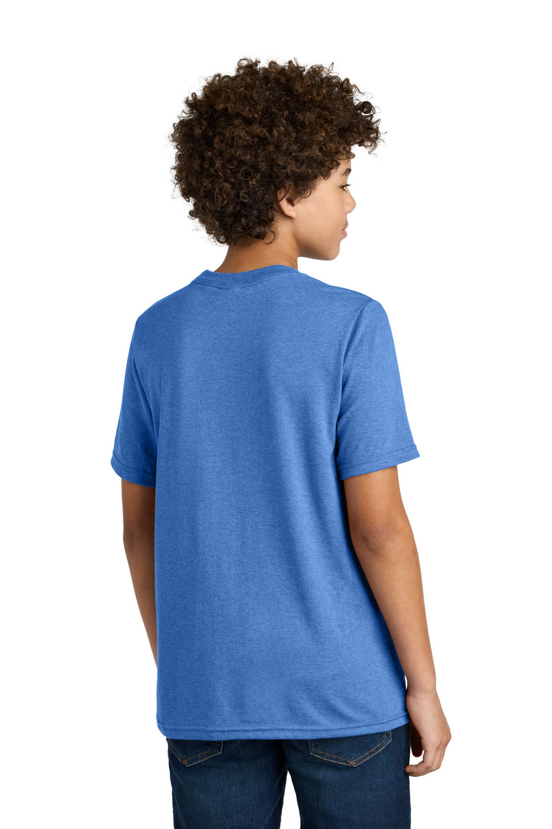 Port & Co Youth CVC Tee - Heather Royal