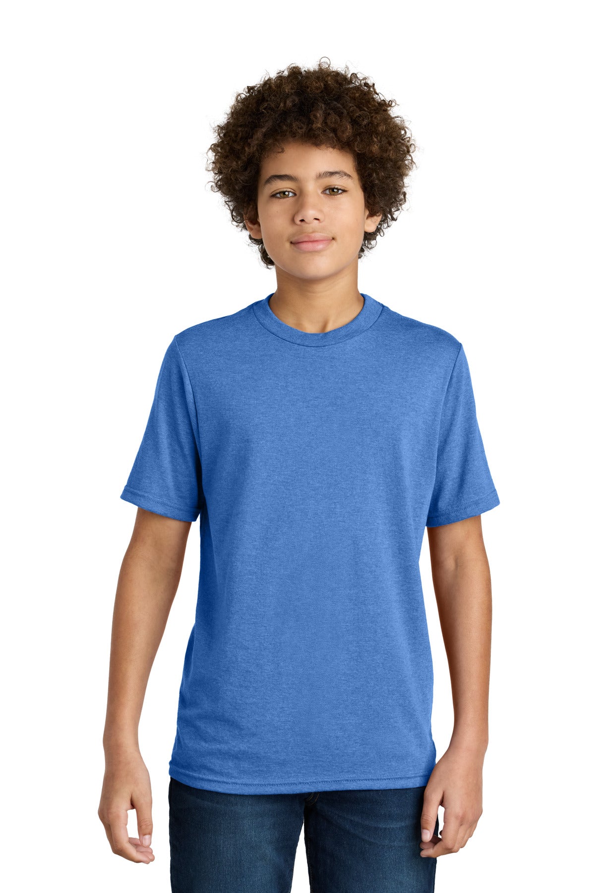 Port & Co Youth CVC Tee - Heather Royal