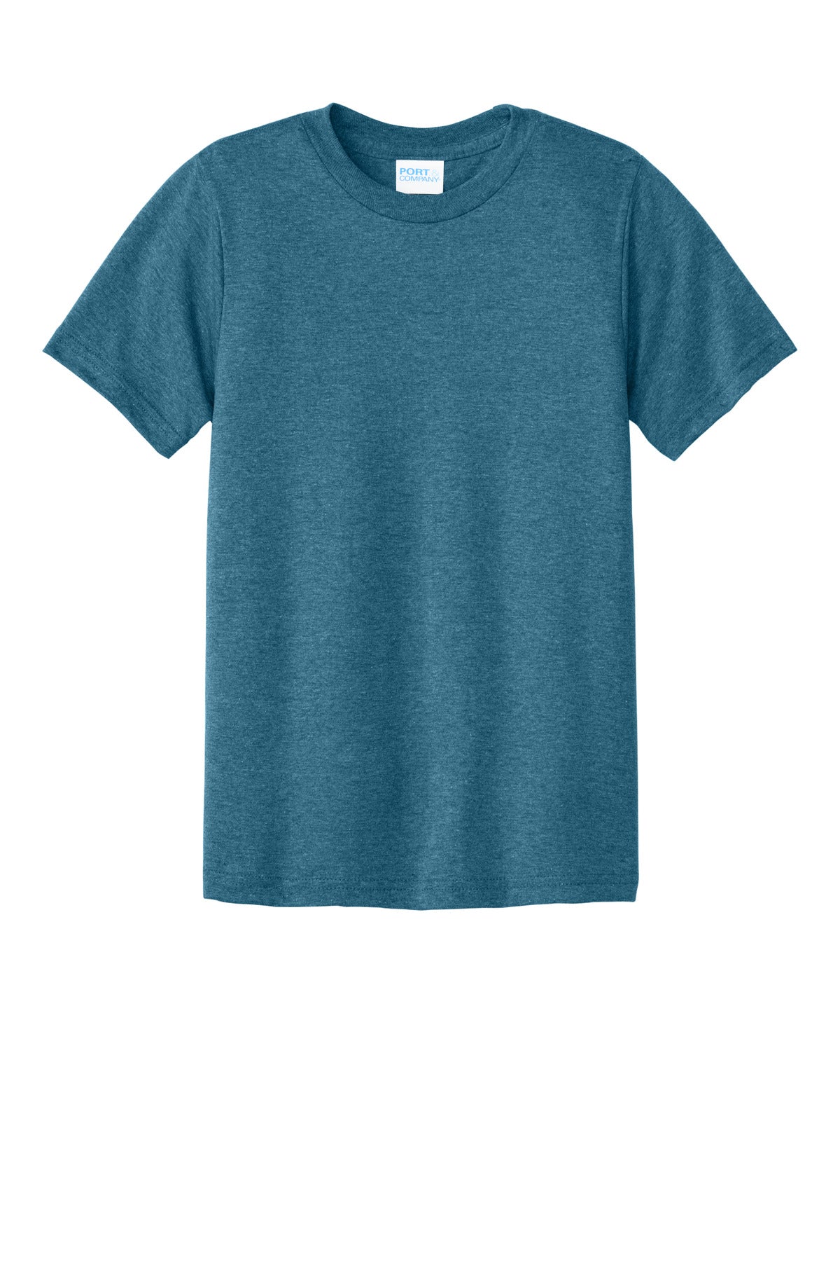 Port & Co Youth CVC Tee - Mountain Blue Heather