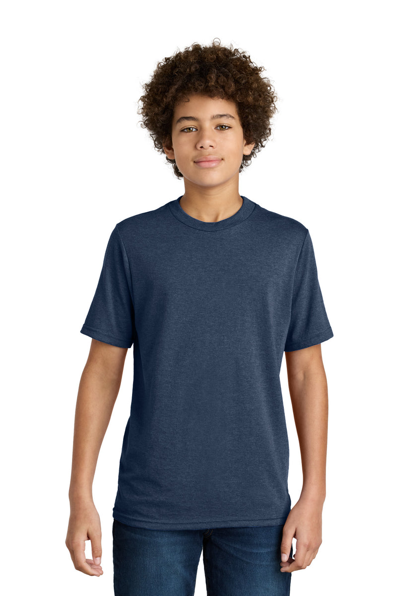 Port & Co Youth CVC Tee - Team Navy Heather