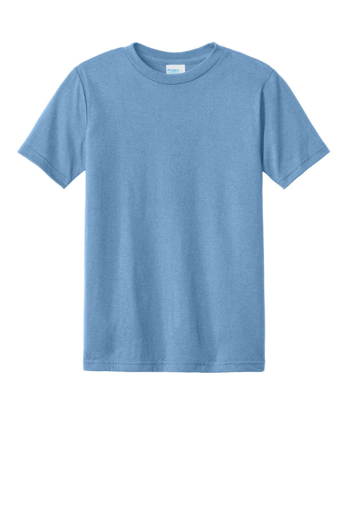 Port & Co Youth CVC Tee - Tundra Blue